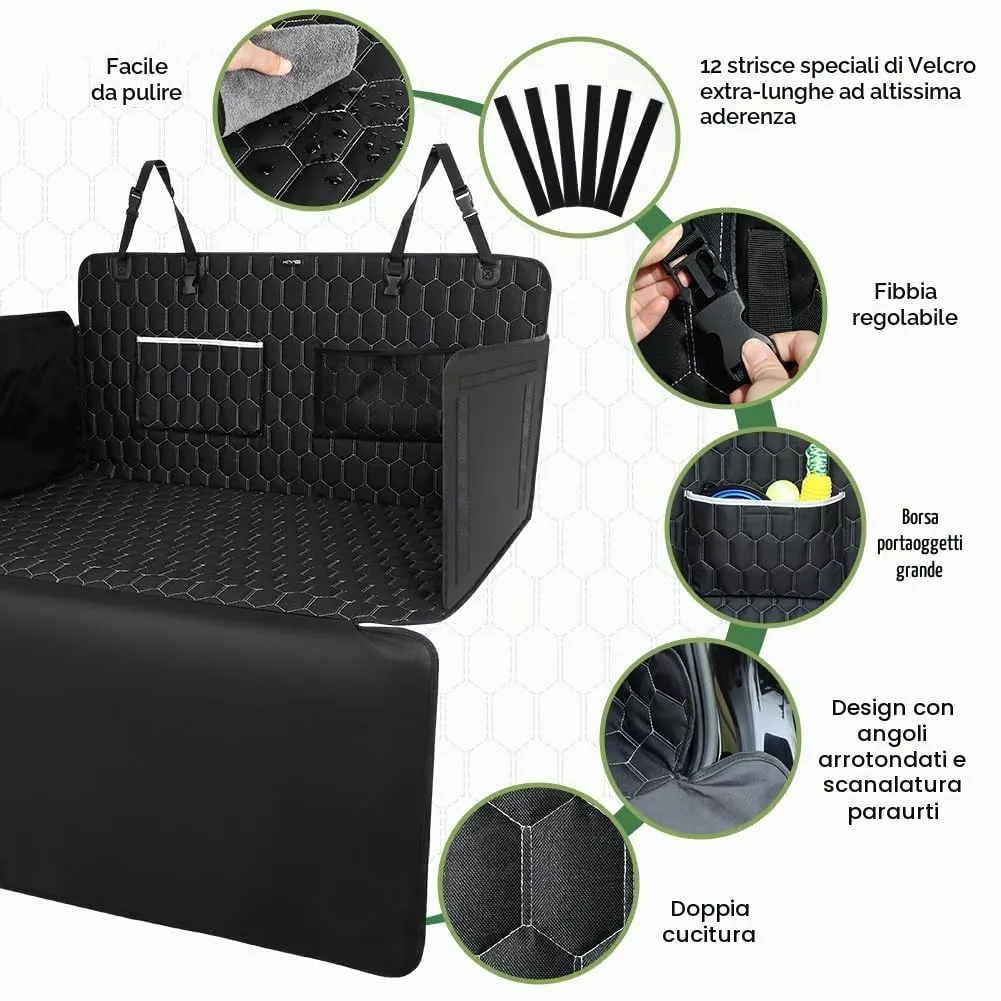 KYG Protezione Bagagliaio Auto per Cani Universale, Impermeabile e Antiscivolo, 195 x 103 cm - immagine 7