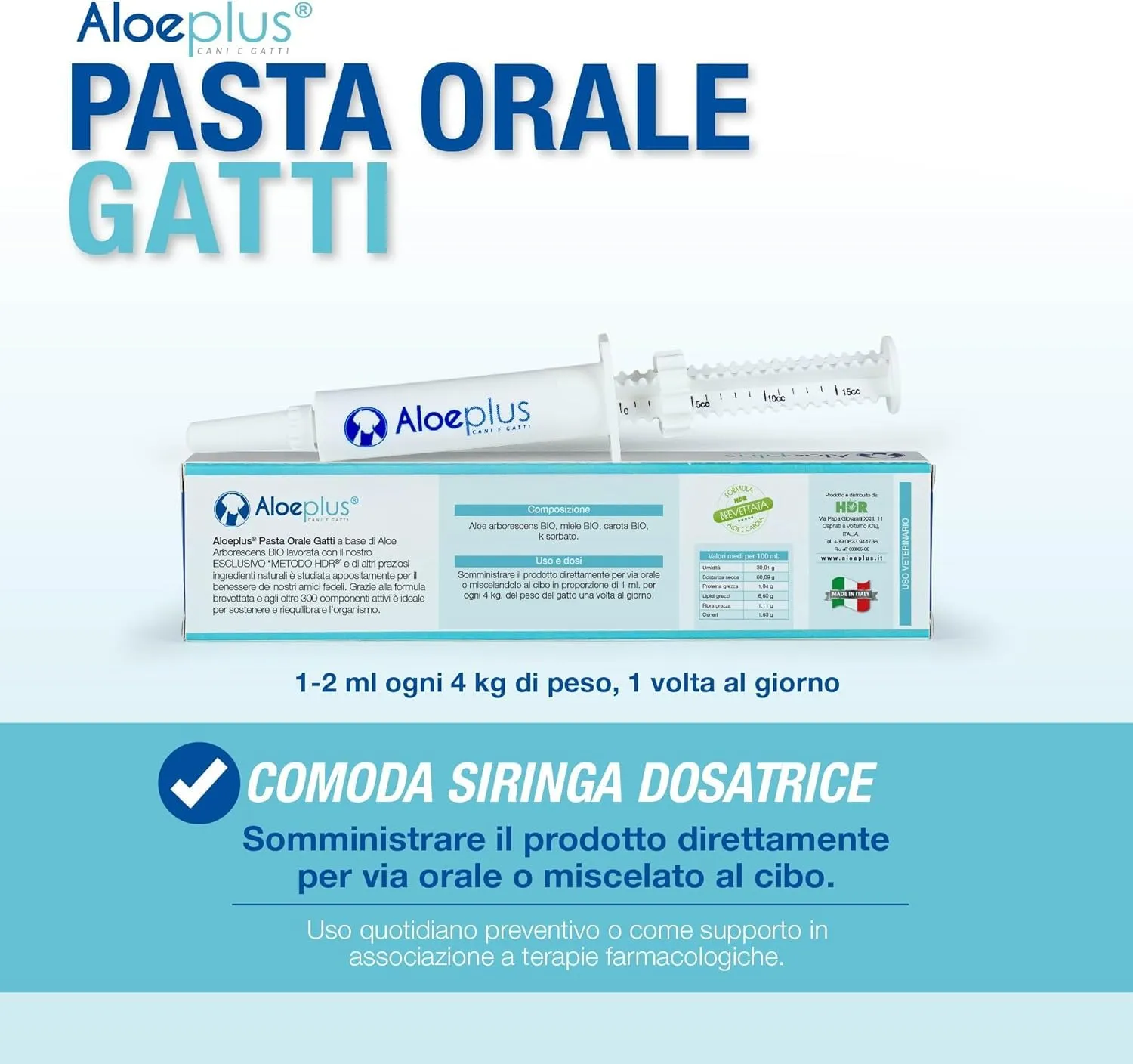 Aloeplus Pasta Orale per Gatti 30ml - immagine 5