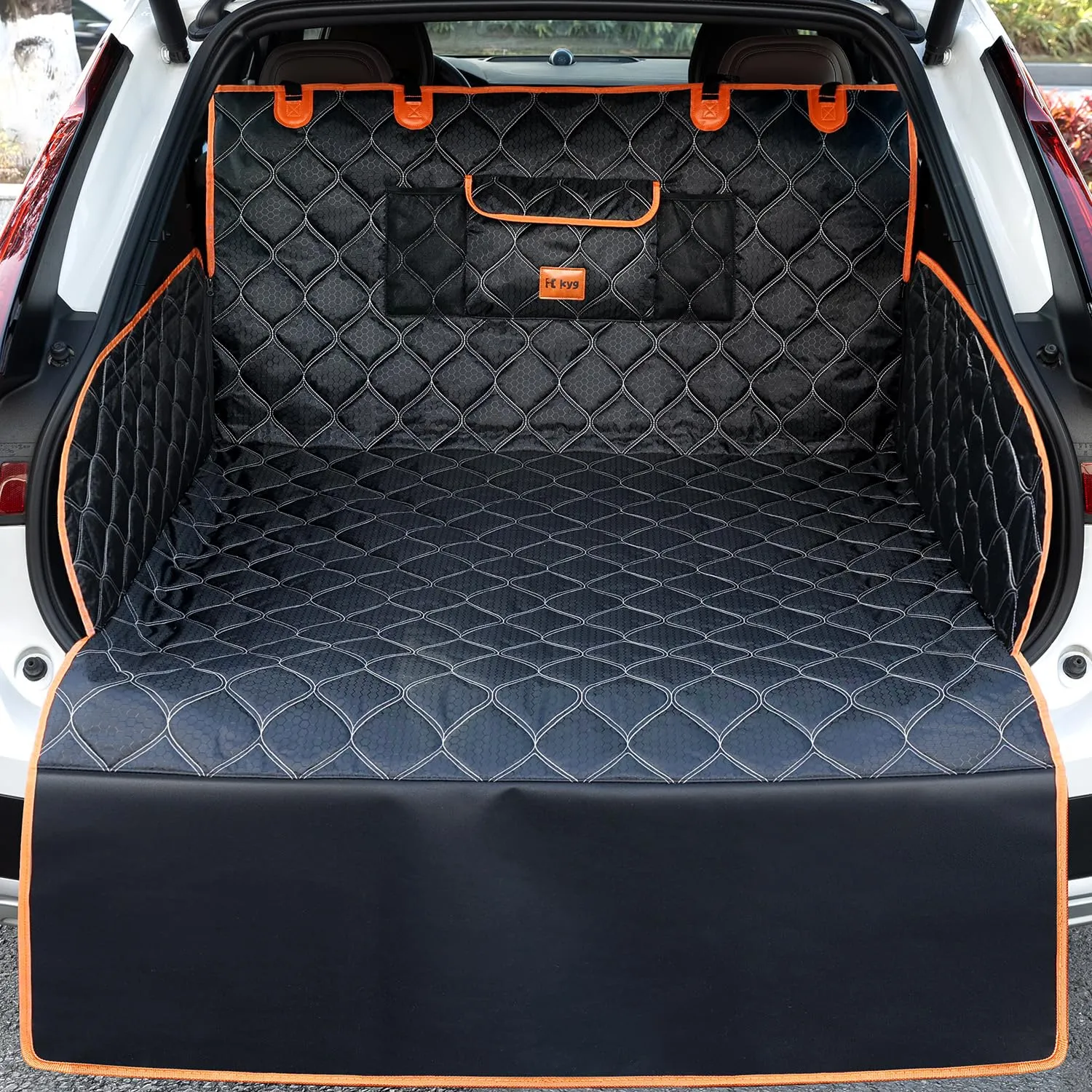 KYG Telo Auto per Cani con Protezione Laterale e Paraurti, Impermeabile e Antiscivolo, 215 x 110cm - immagine 1