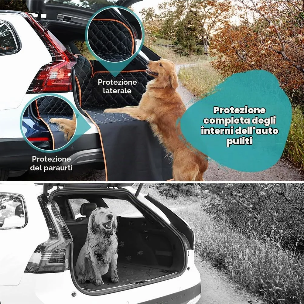 KYG Telo Auto per Cani con Protezione Laterale e Paraurti, Impermeabile e Antiscivolo, 215 x 110cm - immagine 3