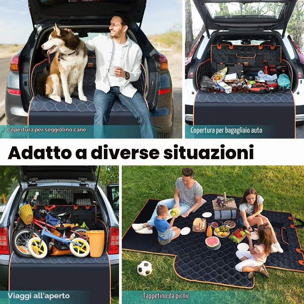 KYG Telo Auto per Cani con Protezione Laterale e Paraurti, Impermeabile e Antiscivolo, 215 x 110cm - immagine 7