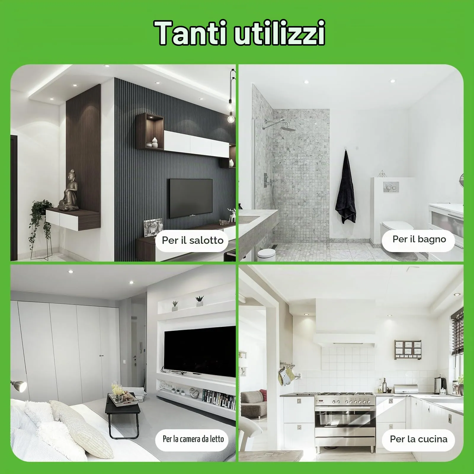 GY Lampadine LED GU10 Dimmerabili, 4.9W, 790LM, 6500K Luce Fredda, 10 pezzi - immagine 9