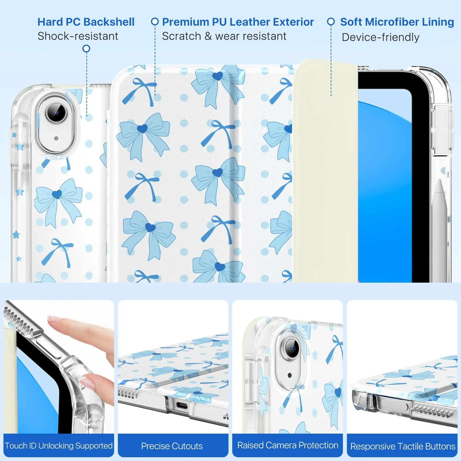 MoKo Cover per iPad 11a Generazione 11 Pollici e iPad 10a Gen 10,9" - immagine 3