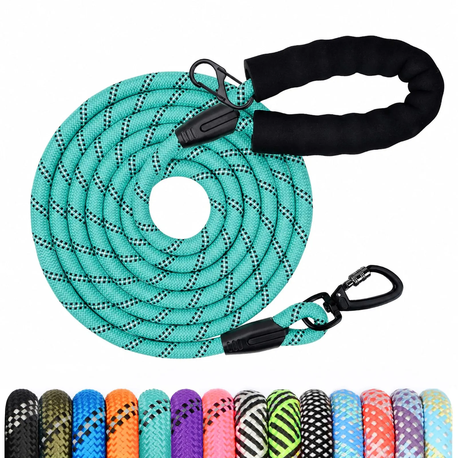 Wodondog Guinzaglio per Cani in Nylon Riflettente, 3M x 1.2cm - immagine 1