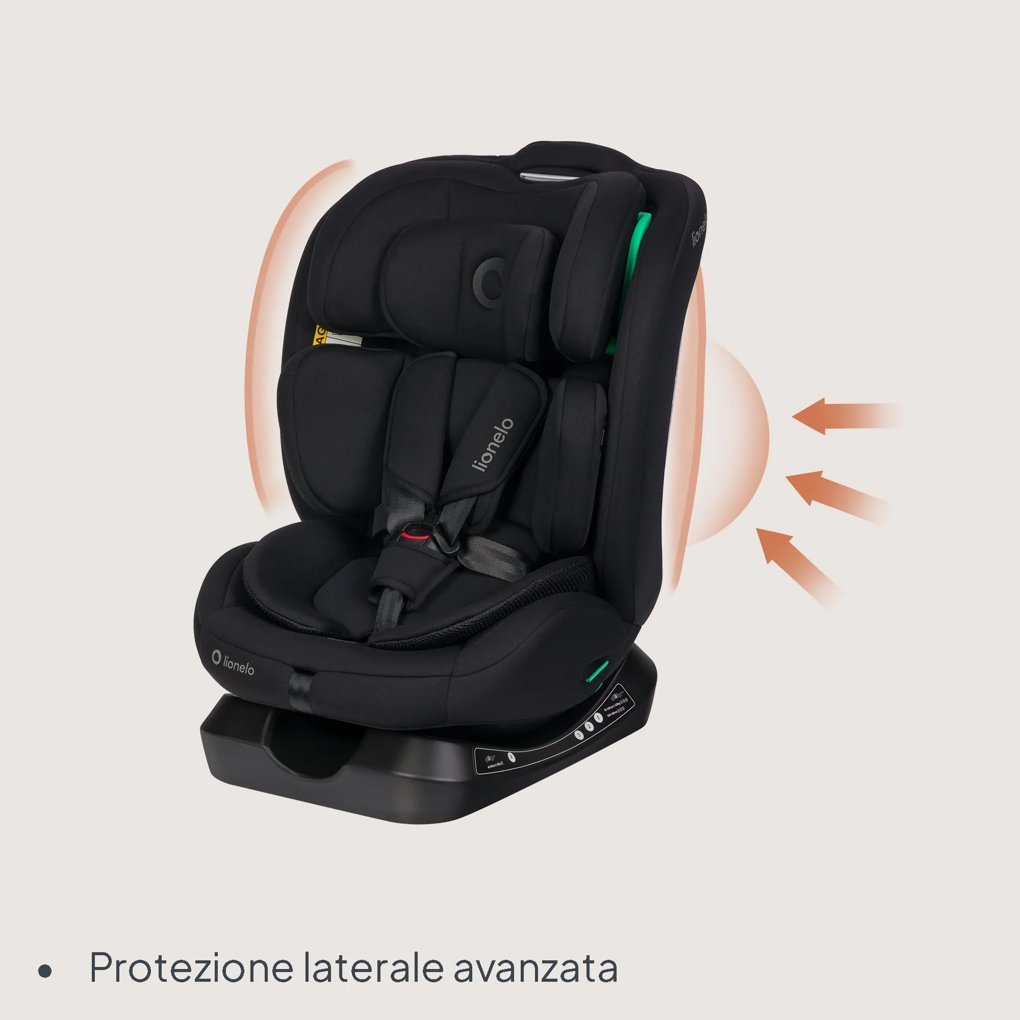 Lionelo Aart i-Size Seggiolino Auto Bambini 0-12 anni R129 - immagine 7