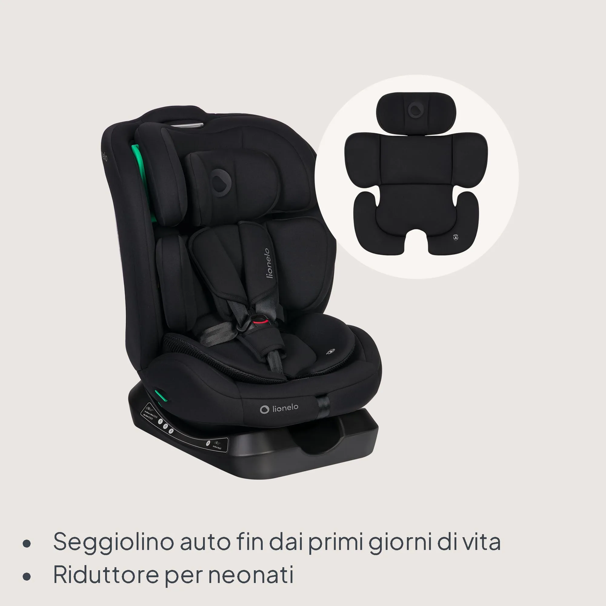 Lionelo Aart i-Size Seggiolino Auto Bambini 0-12 anni R129 - immagine 9