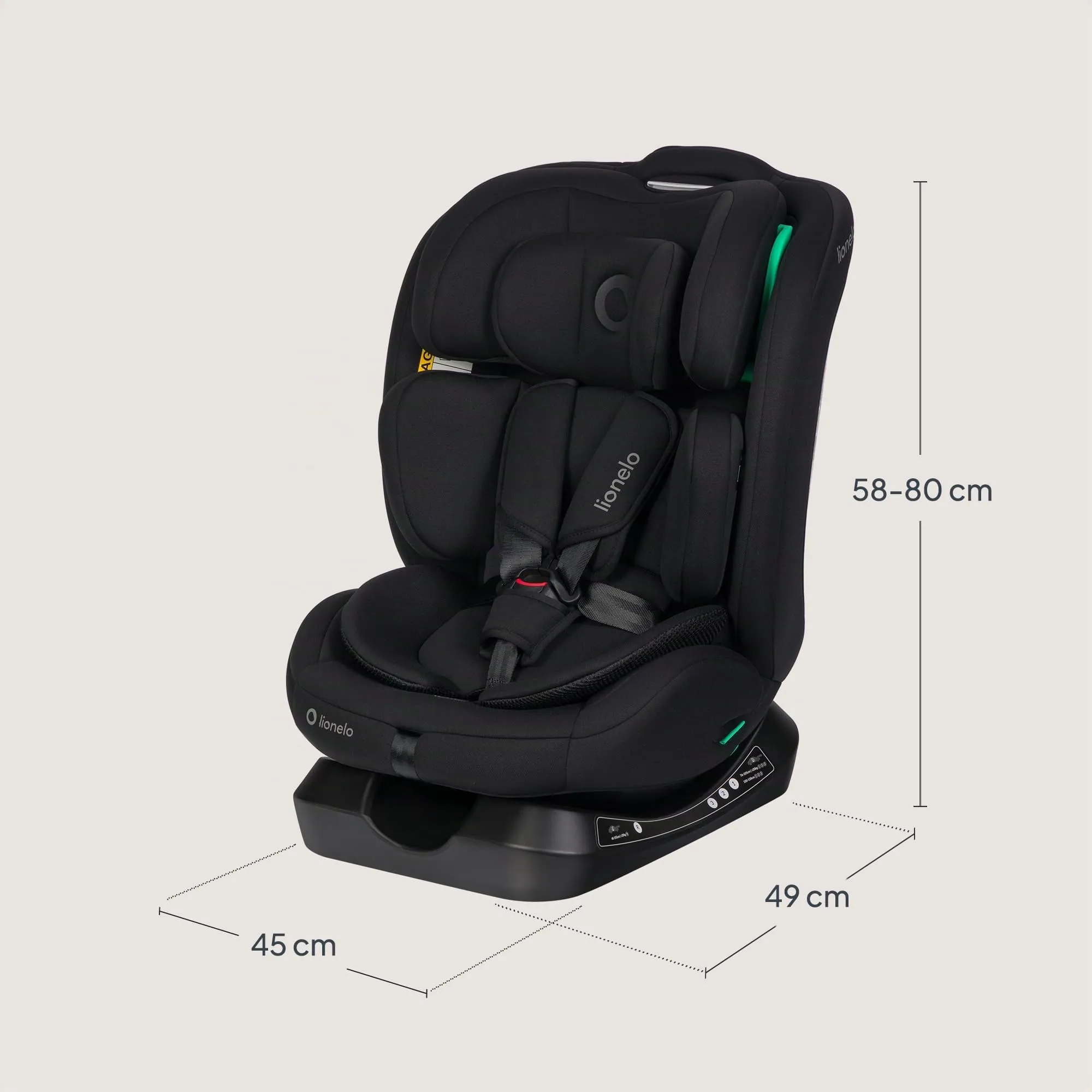 Lionelo Aart i-Size Seggiolino Auto Bambini 0-12 anni R129 - immagine 13