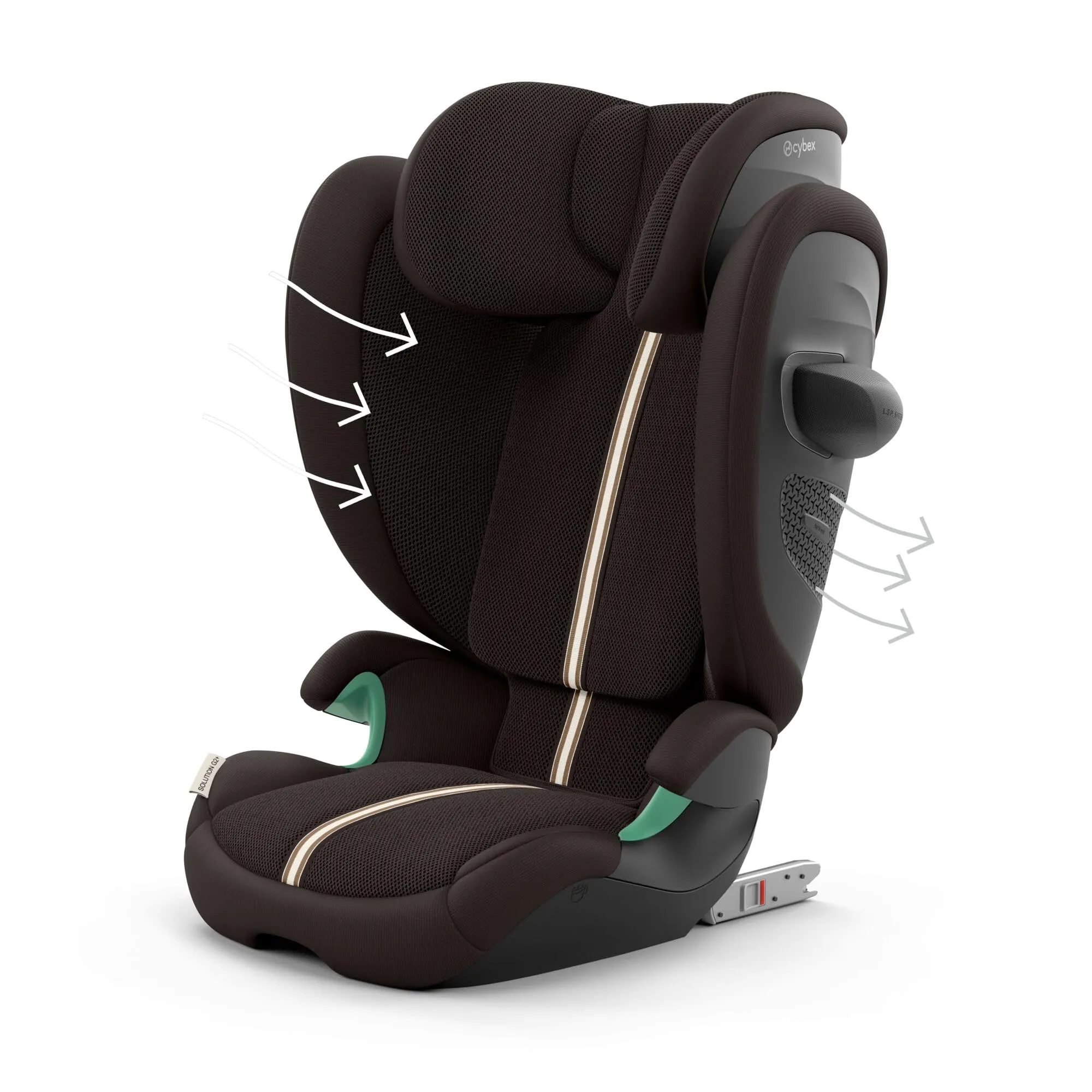 Cybex Gold Solution G2 Plus Car Seat, Chocolate Brown - immagine 7