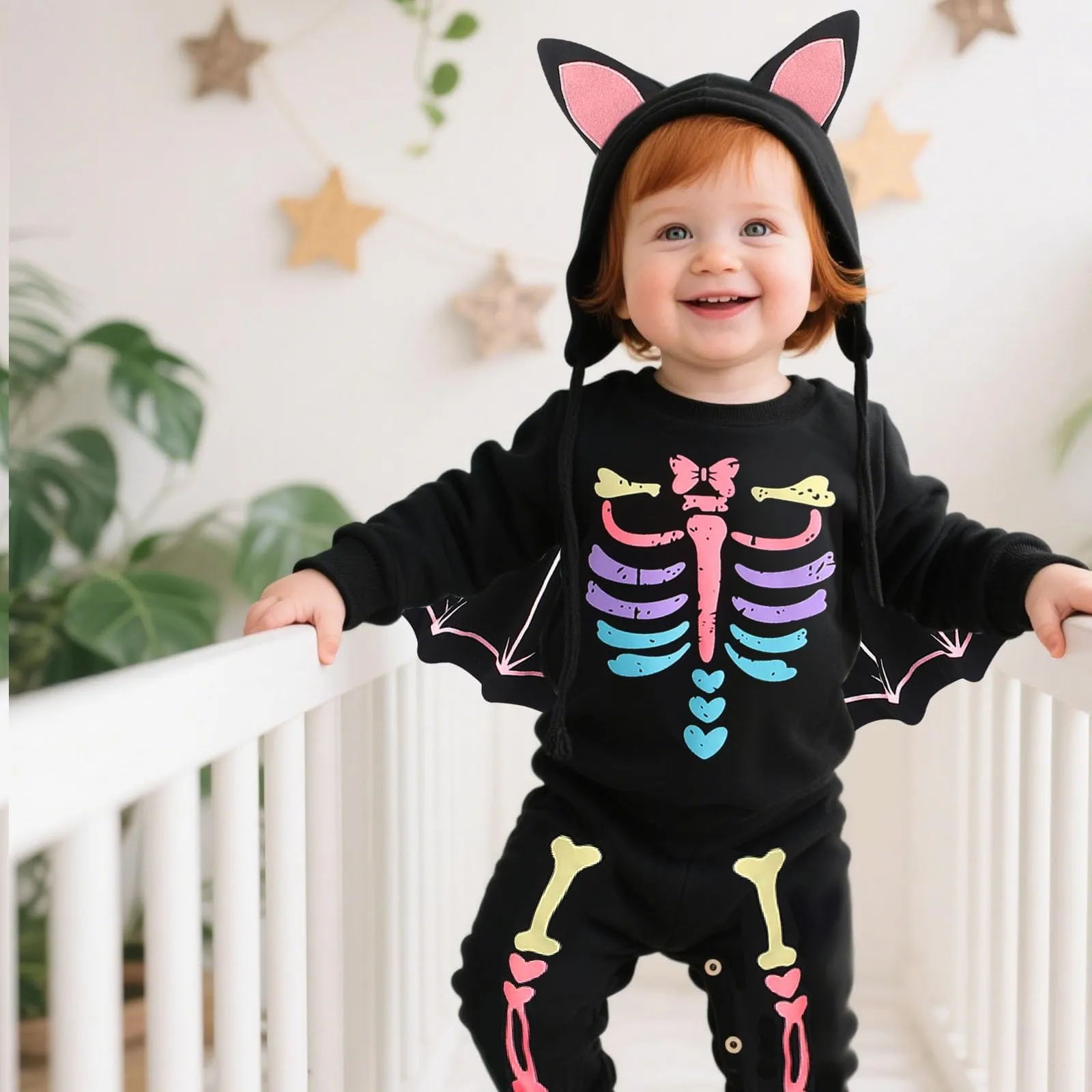 FUTERLY Costume Pipistrello Neonato, 3-6 Mesi - immagine 3