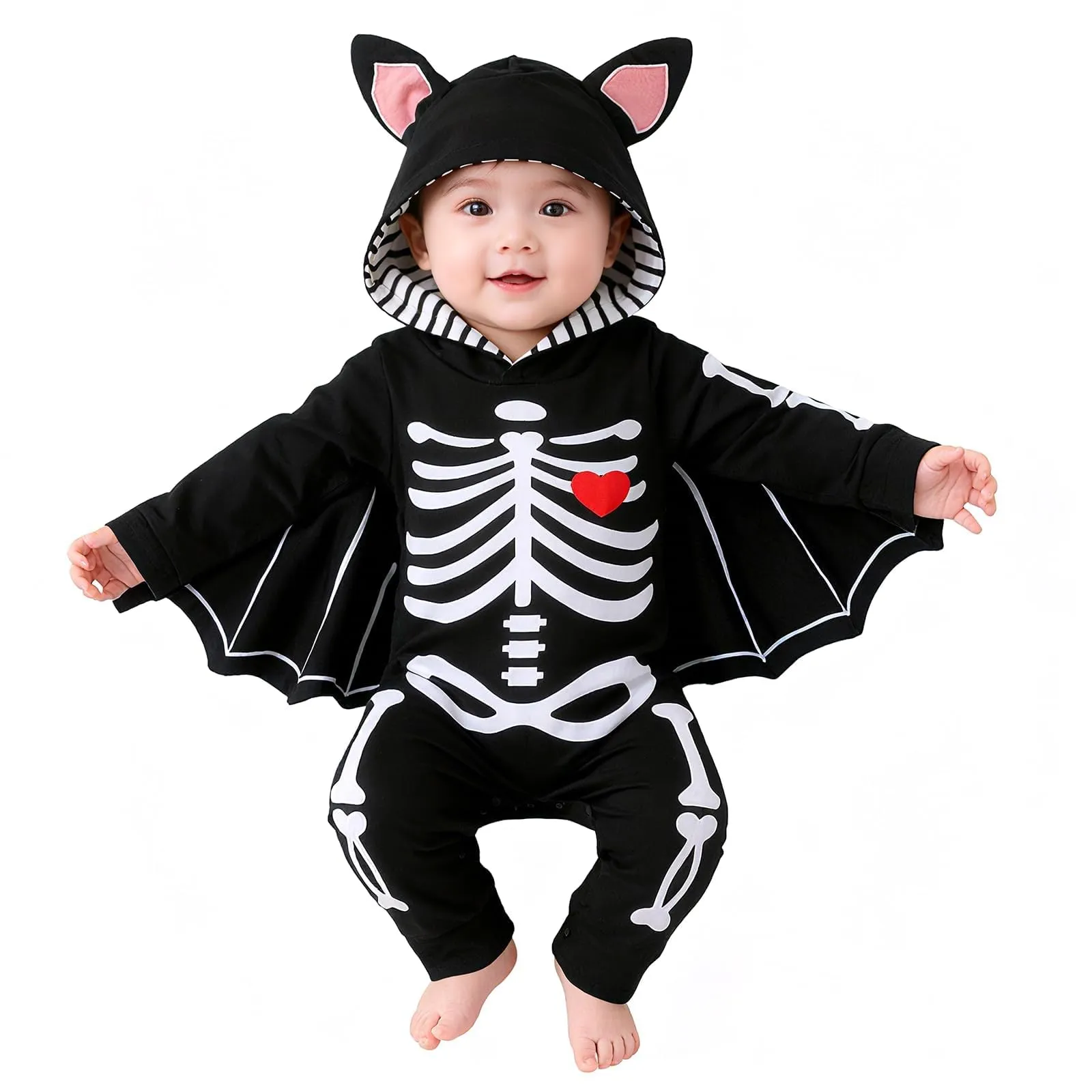 FUTERLY Costume Pipistrello Neonato, 9-12 Mesi - immagine 1