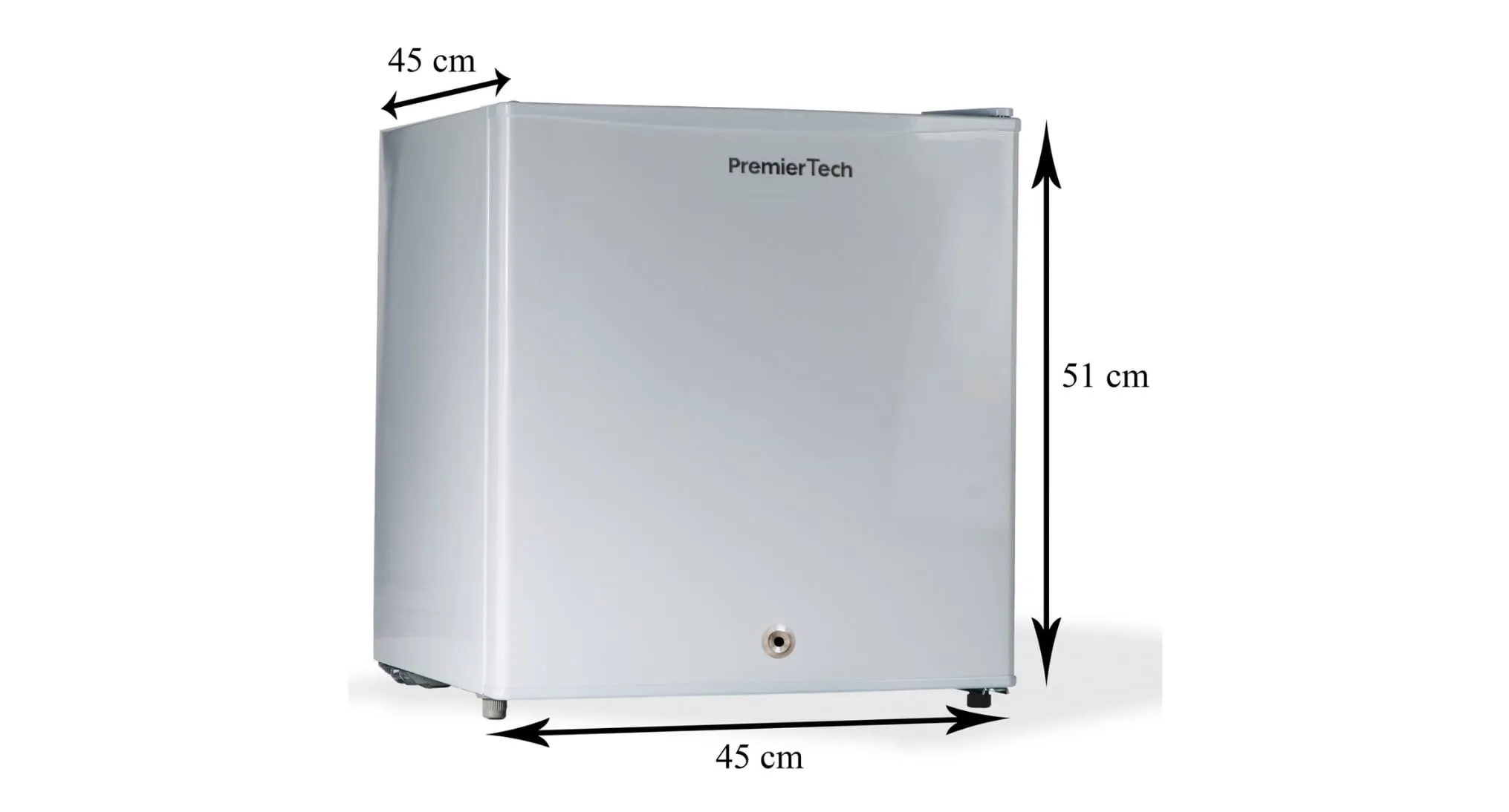 PremierTech Mini Frigo 45 Litri con Chiave Bianco PT-F47K - immagine 3