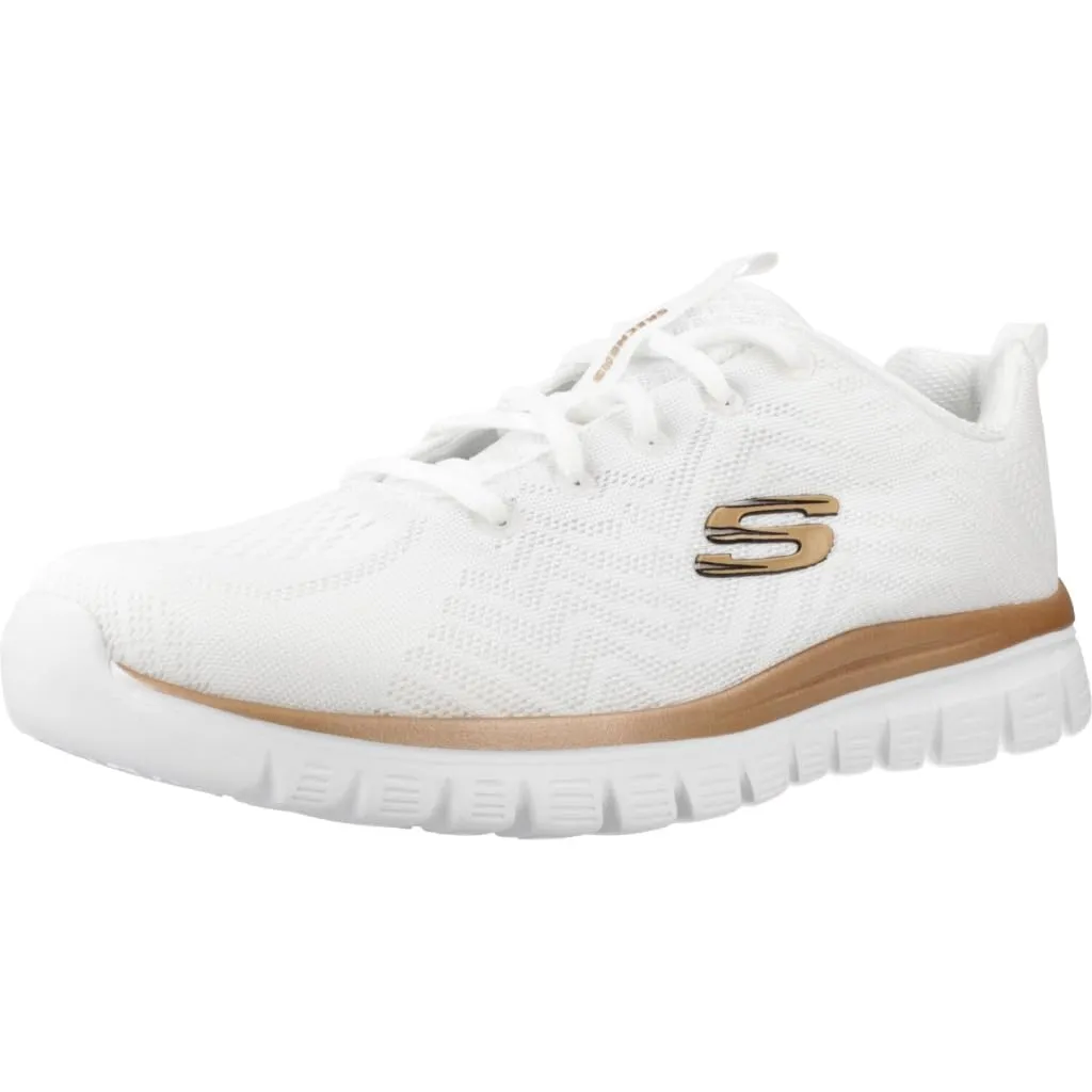 Skechers Sneaker da Donna, Bianco, 37.5 EU - immagine 1