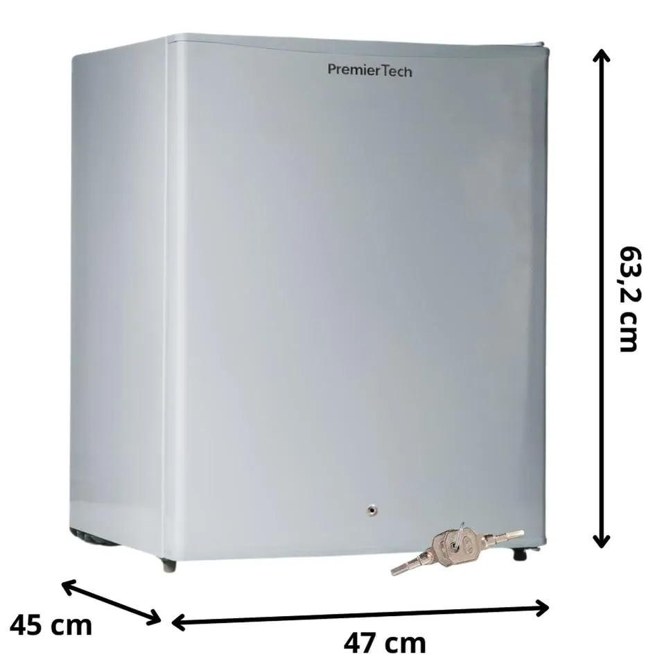 PremierTech Mini Frigo 58 Litri con Chiave, Bianco, PT-F60K - immagine 4