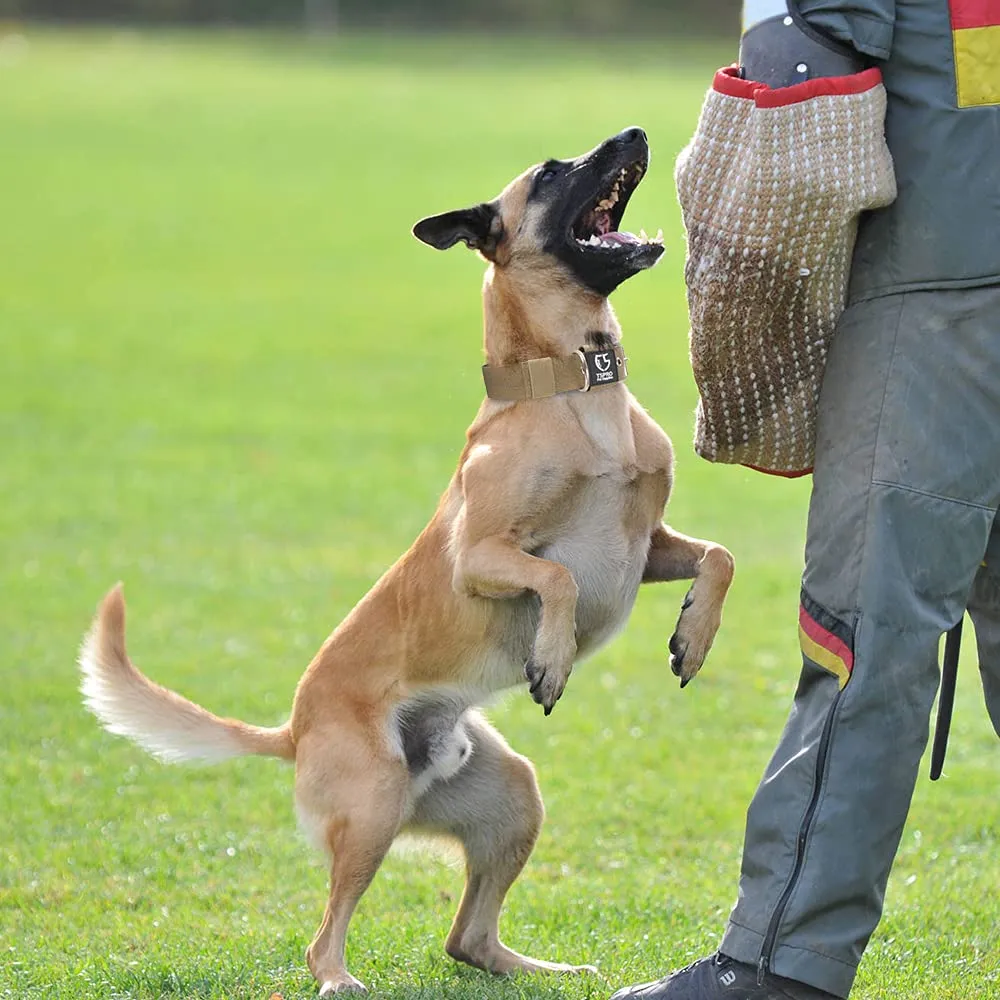 TSPRO Collare Tattico per Cane con Fodera Morbida, Taglia M (40–48 cm), Nero - immagine 6