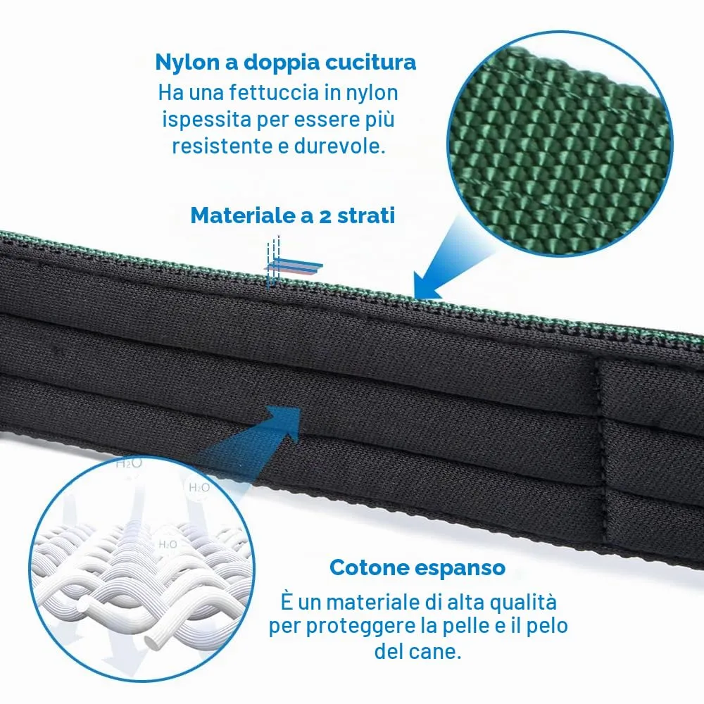TSPRO Collare Tattico per Cane con Fodera Morbida, Taglia L (48–55 cm), Nero - immagine 5