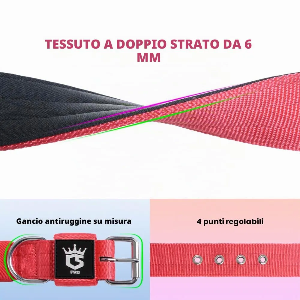TSPRO Collare Tattico per Cane con Fodera Morbida, Taglia L (48–55 cm), Khaki - immagine 2