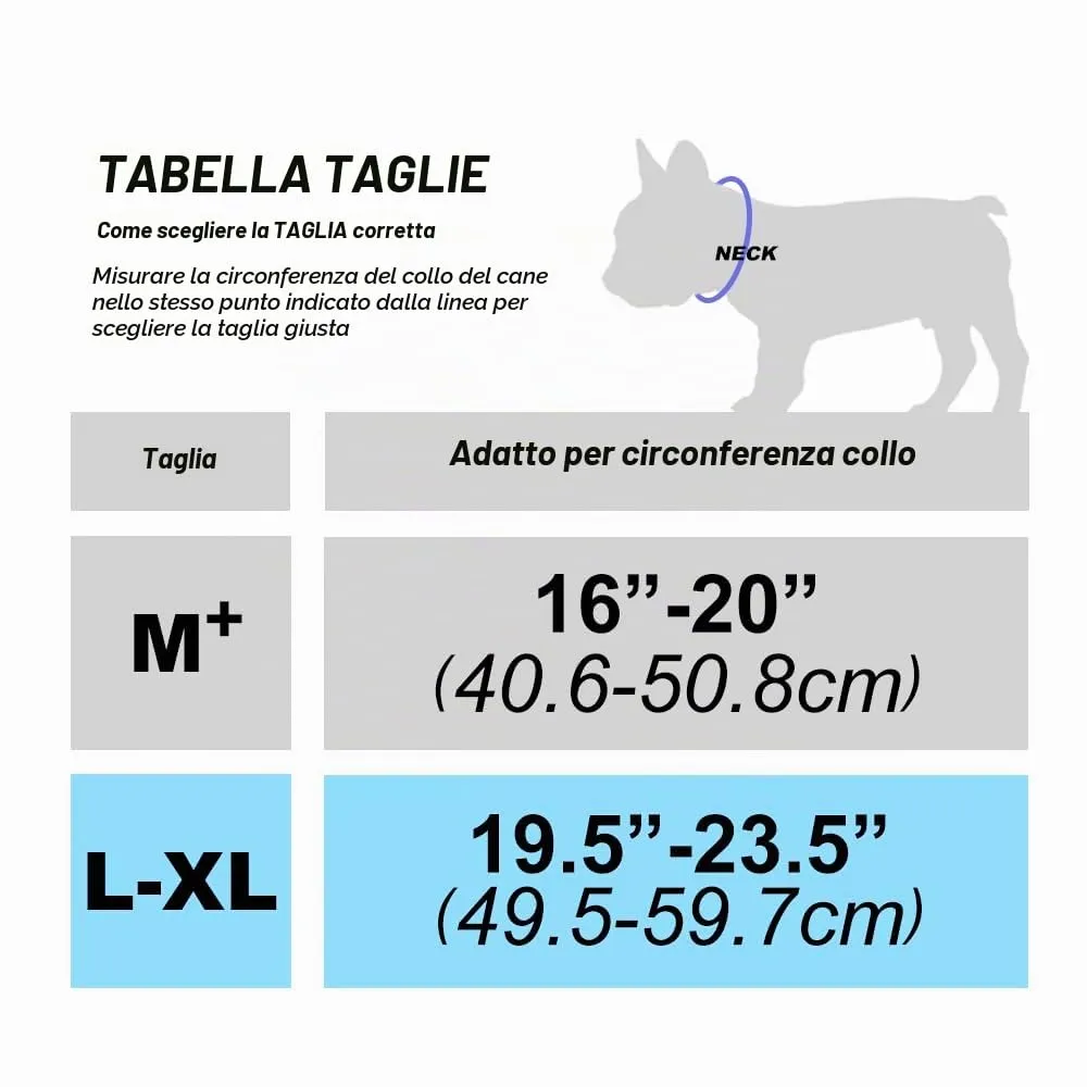 TSPRO Collare Tattico per Cani Grandi e Molto Grandi con Toppe Rimovibili, Nero, Taglia L-XL - immagine 2