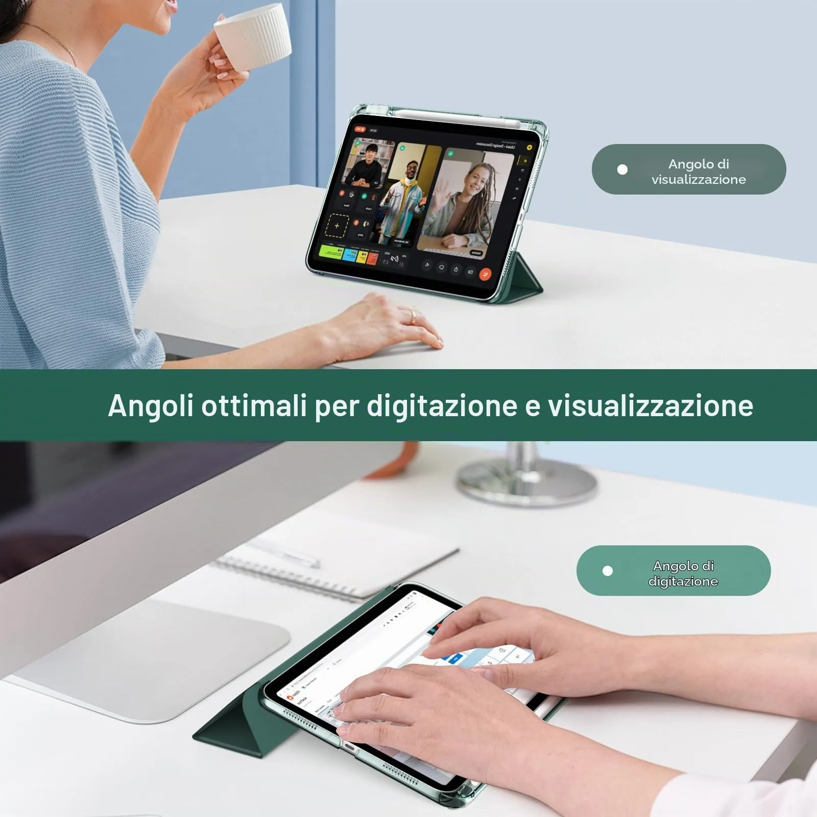 MoKo Cover per iPad 11a Generazione 11 Pollici e iPad 10a Generazione 10,9 Pollici - immagine 4