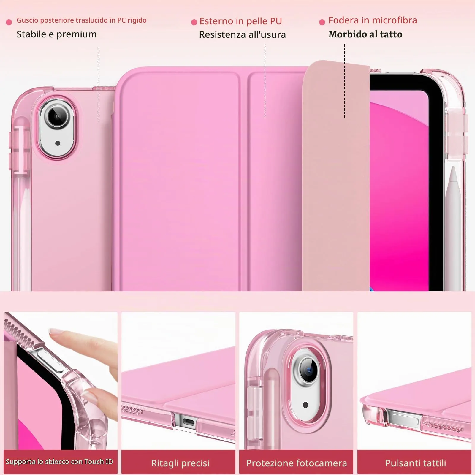 MoKo Cover per iPad 11a Generazione 11 Pollici e iPad 10a Generazione 10,9 Pollici - immagine 3
