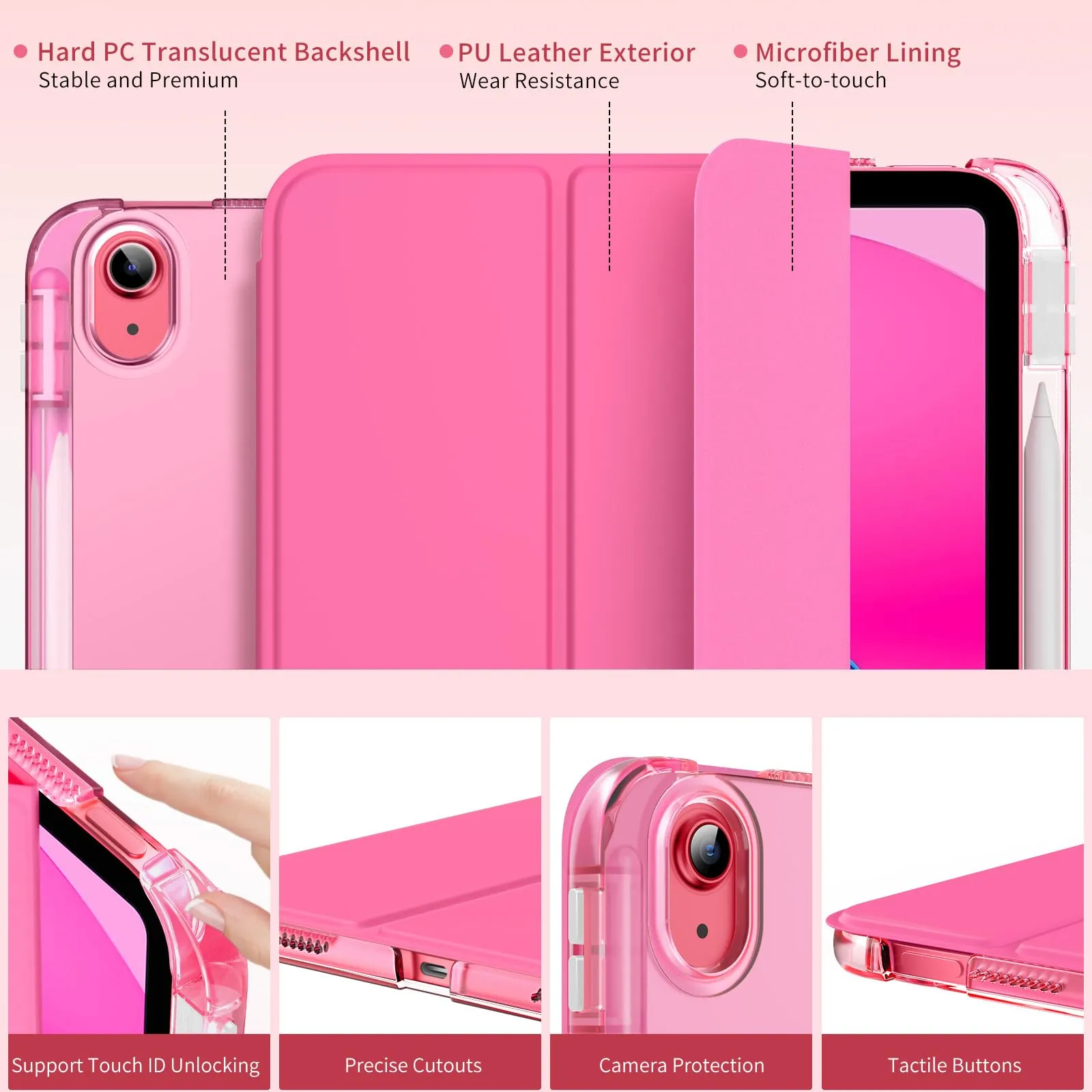 MoKo Cover per iPad 11a Generazione 11 Pollici e iPad 10a Gen 10,9 Pollici - immagine 3