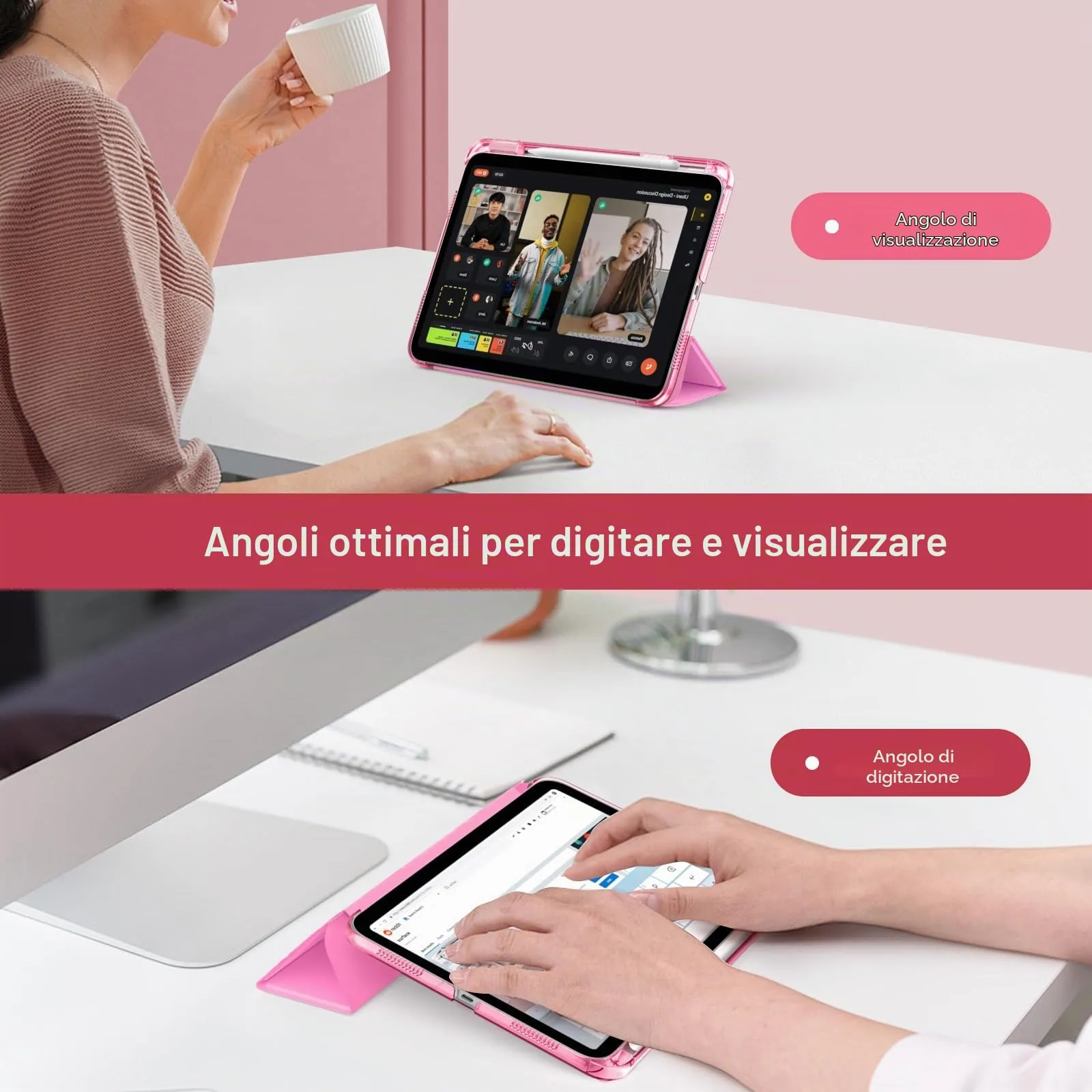 MoKo Cover per iPad 11ª Generazione 11 Pollici e iPad 10ª Generazione 10,9 Pollici - immagine 4