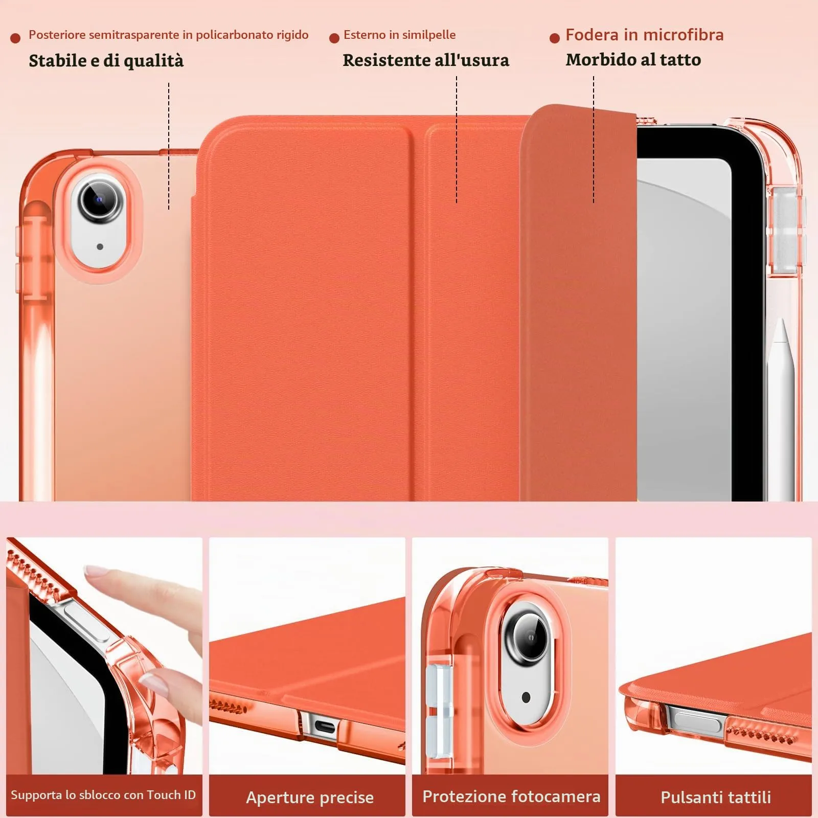 MoKo Cover per iPad 11ª Generazione 11 Pollici e iPad 10ª Generazione 10,9 Pollici - immagine 3