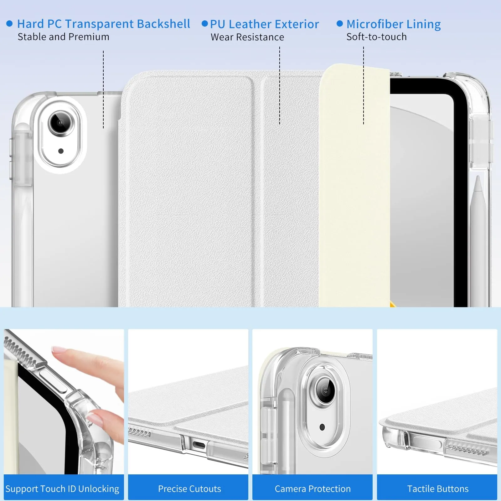 MoKo Cover per iPad 11a Generazione 11 Pollici e iPad 10a Generazione 10,9 Pollici - immagine 3