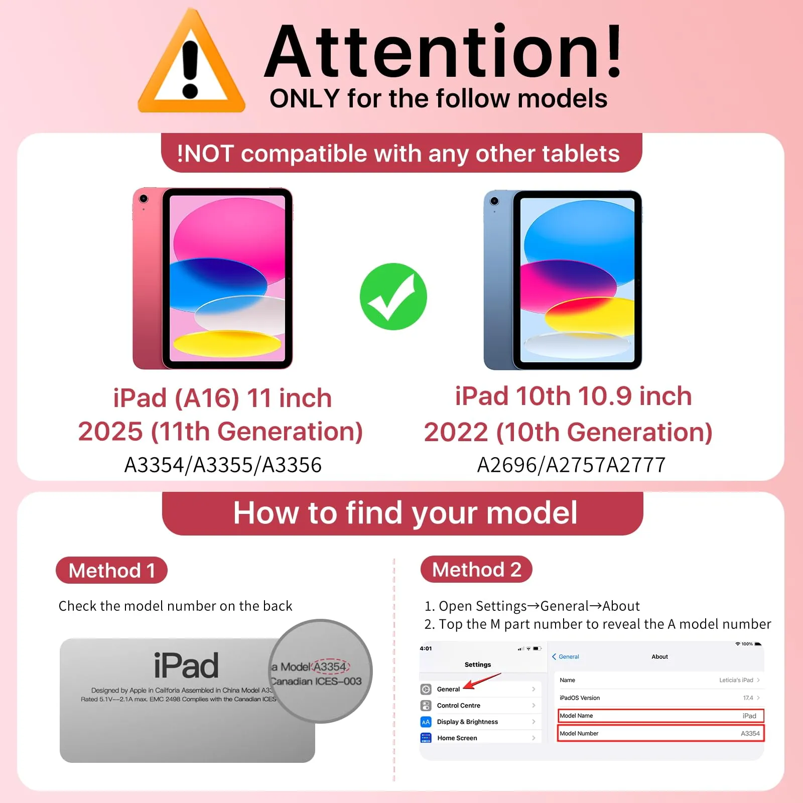MoKo Cover per iPad 11a Generazione 11 Pollici e iPad 10a Generazione 10,9 Pollici - immagine 2