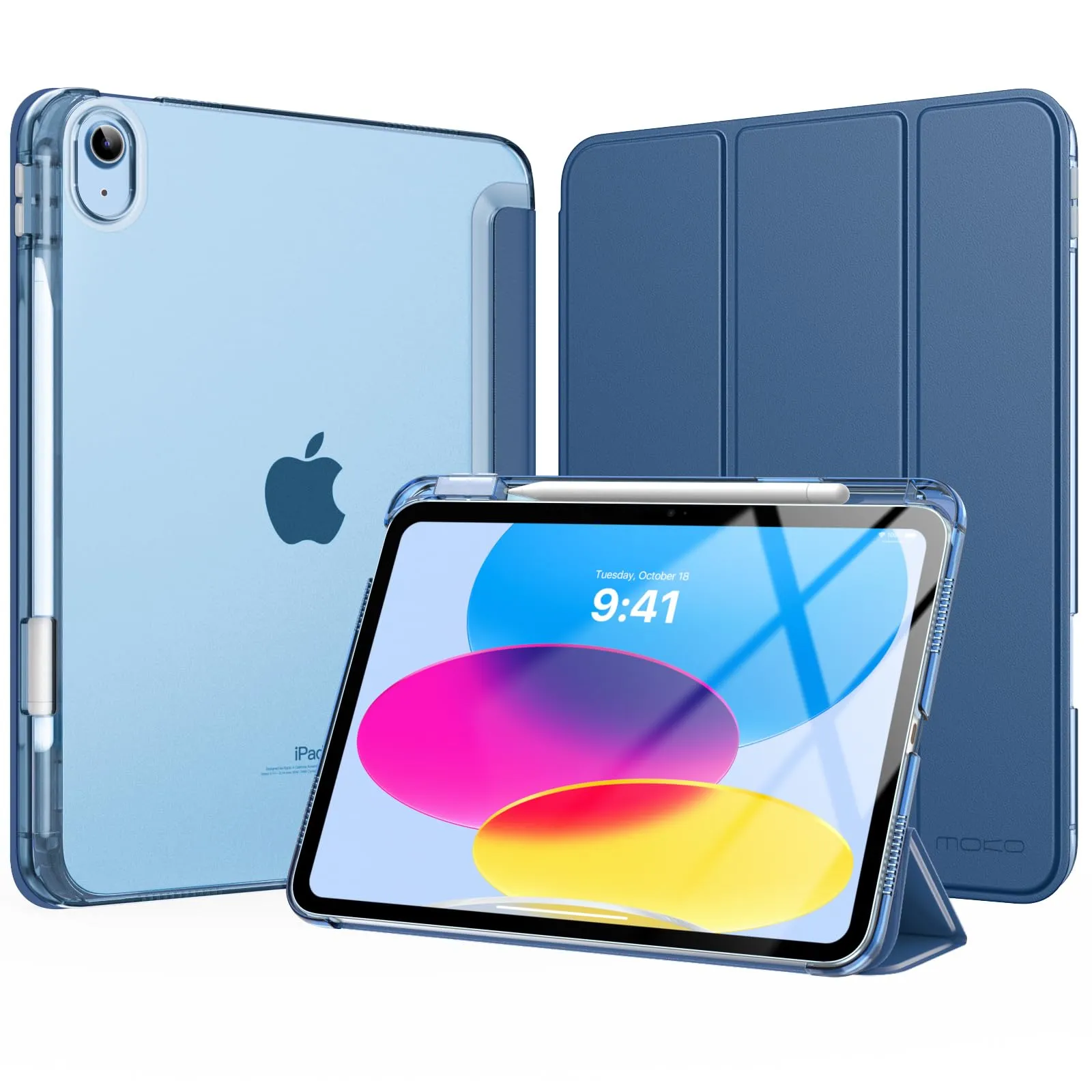 MoKo Cover per iPad 11ª Generazione 11 Pollici (A16) e iPad 10ª Generazione 10,9 Pollici - immagine 1