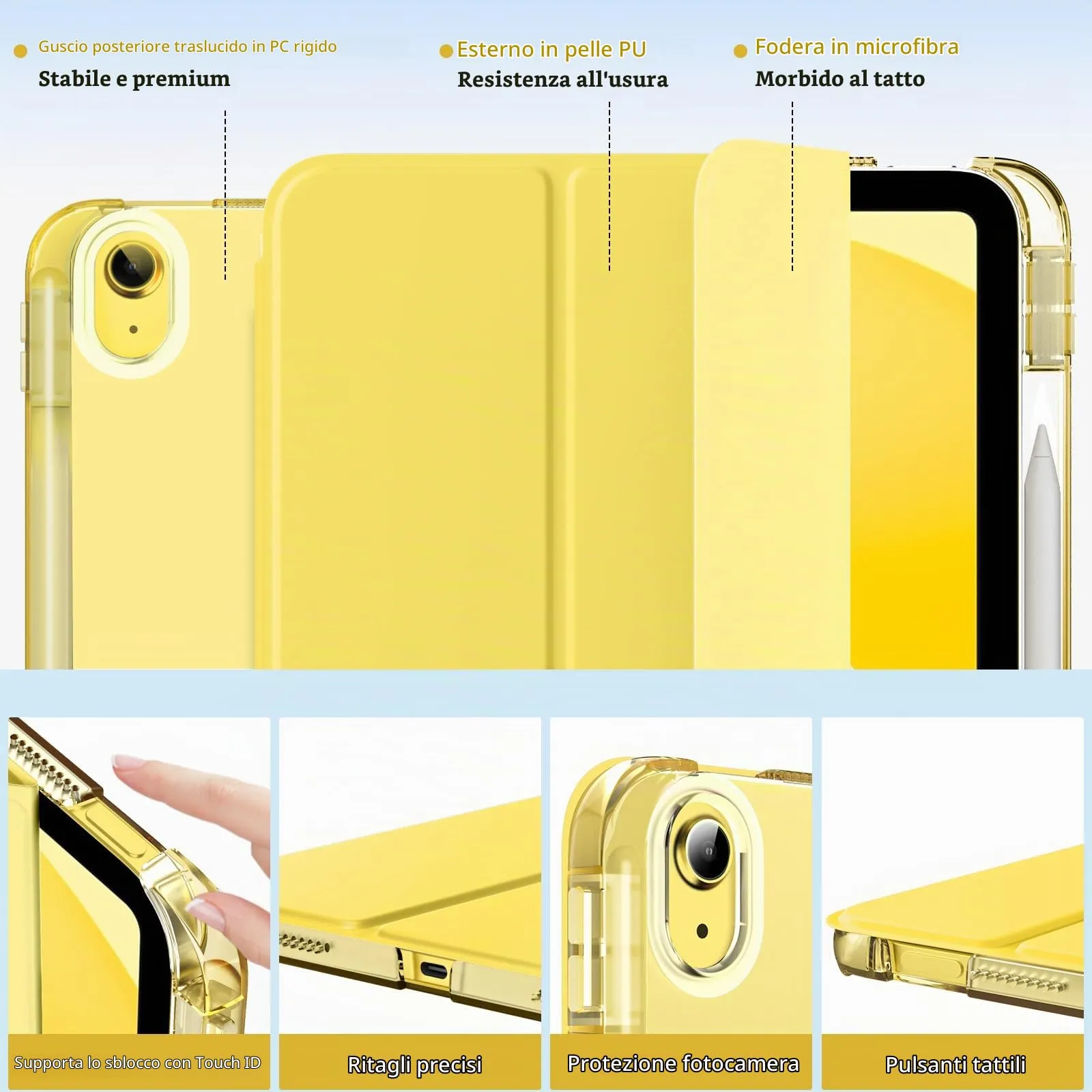 MoKo Cover per iPad 11a Generazione 11 Pollici e iPad 10a Gen 10,9 Pollici - immagine 3