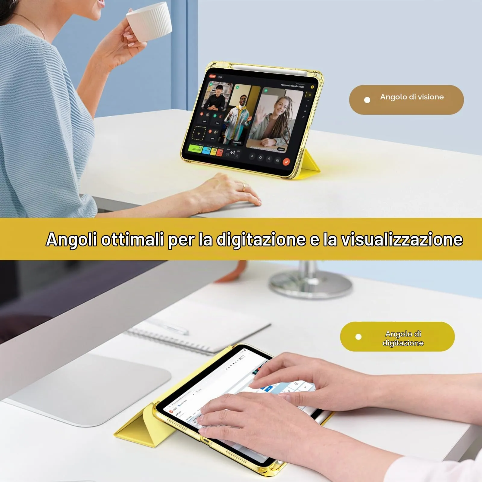 MoKo Cover per iPad 11a Generazione 11 Pollici e iPad 10a Gen 10,9 Pollici - immagine 4