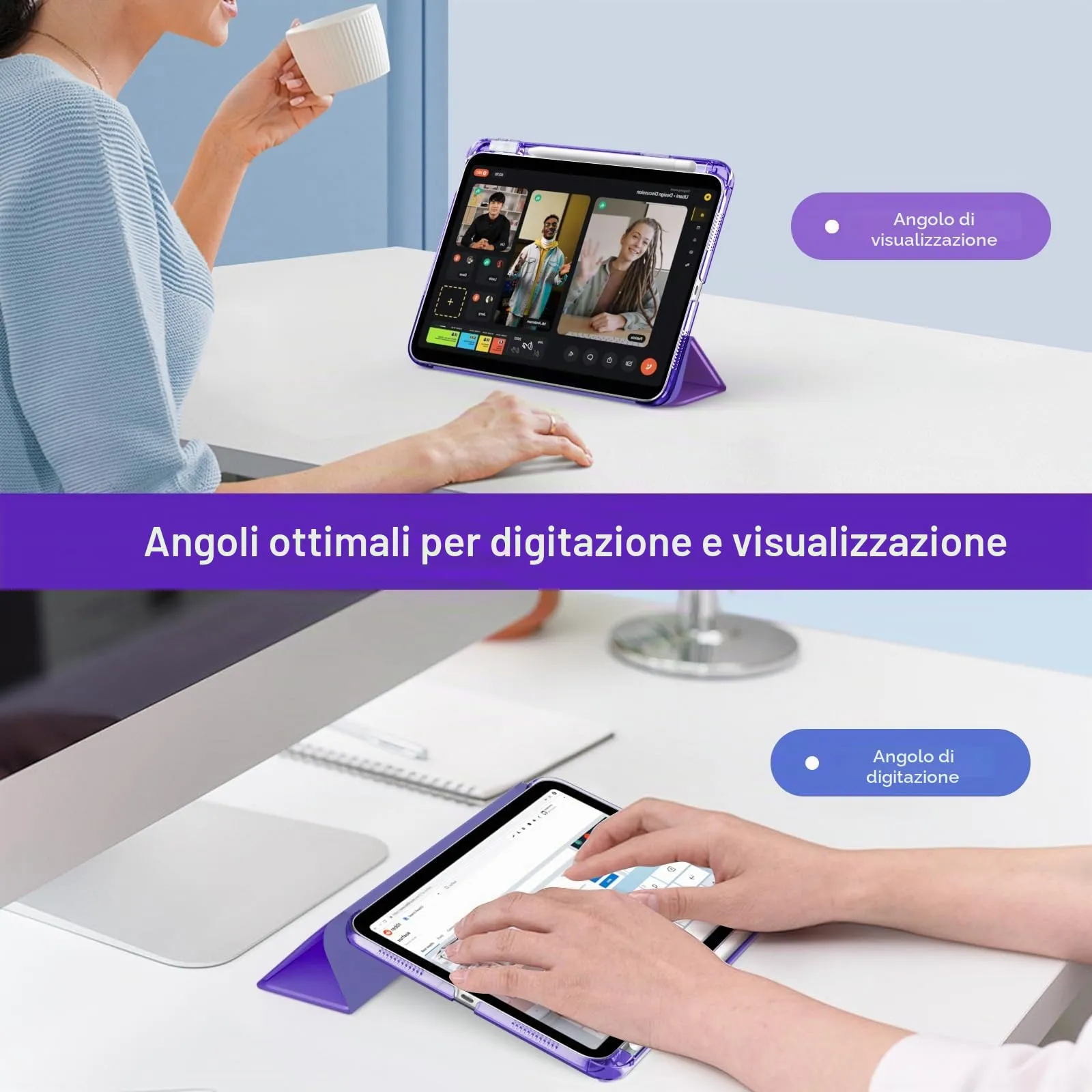 MoKo Cover per iPad 11a Generazione 11 Pollici e iPad 10a Generazione 10,9 Pollici - immagine 4