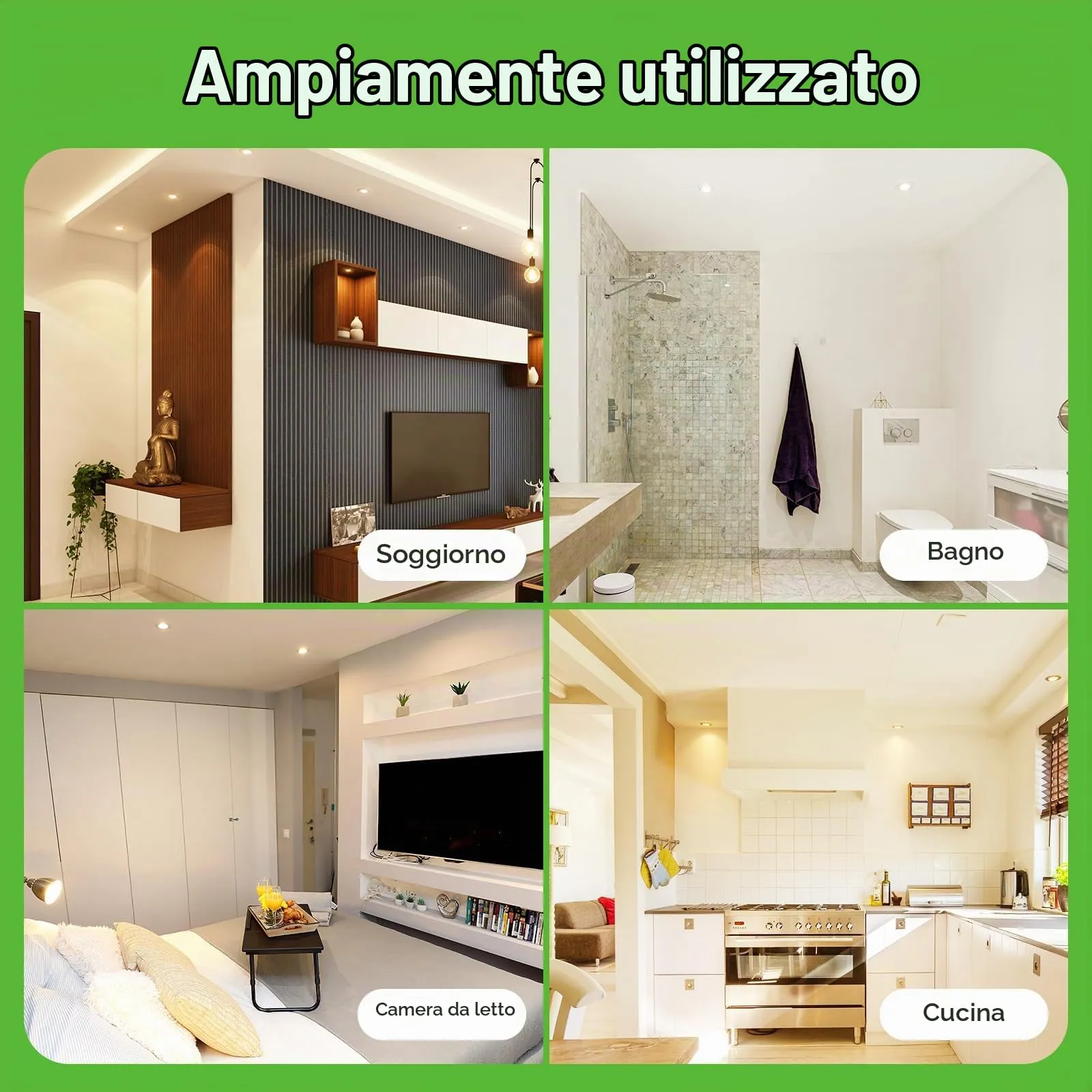 GY Lampadine LED GU10 Dimmerabili, 4.9W, 780LM, 3000K Luce Calda, 5 pezzi - immagine 9