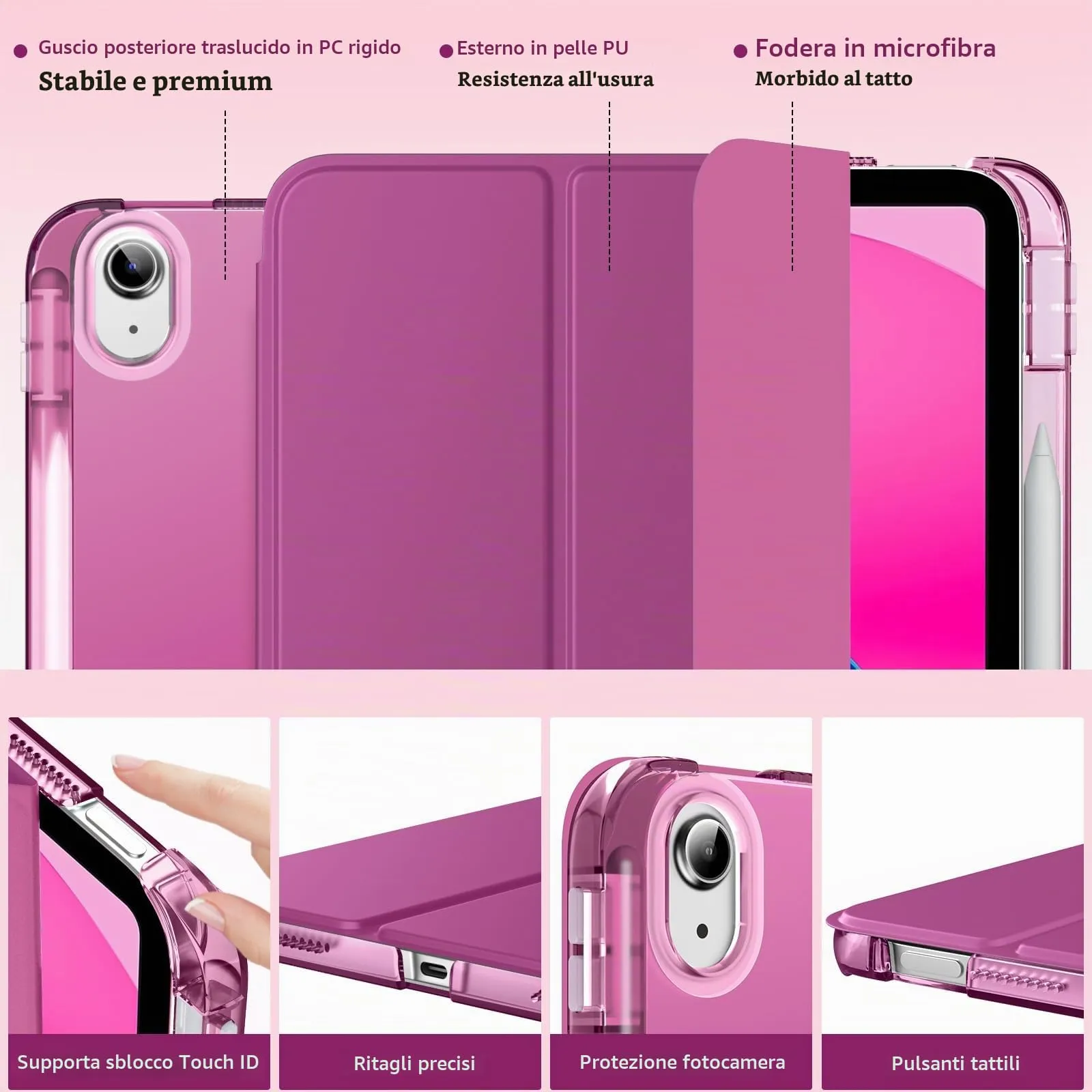 MoKo Cover per iPad 11a Generazione 11 Pollici e iPad 10a Gen 10,9" - immagine 3
