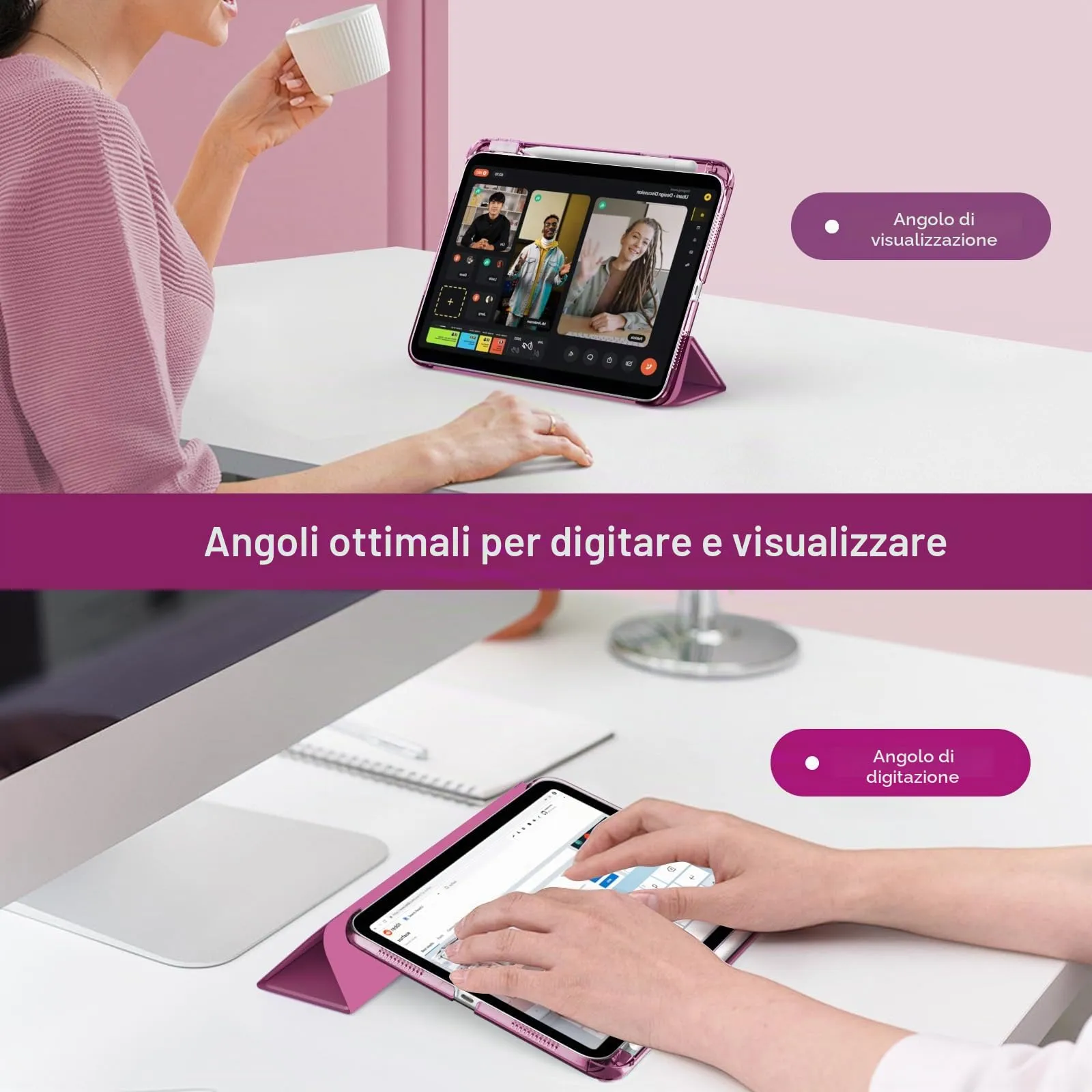MoKo Cover per iPad 11a Generazione 11 Pollici e iPad 10a Gen 10,9" - immagine 4