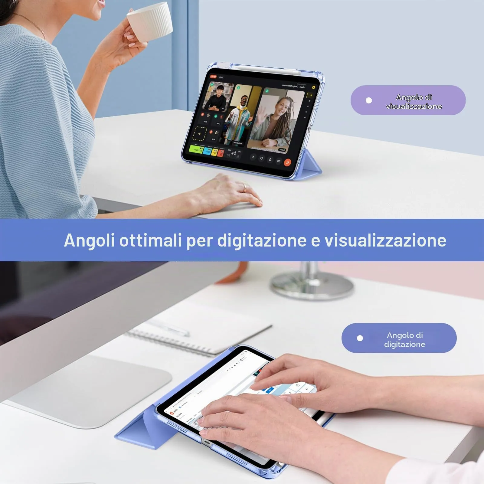 MoKo Cover per iPad 11ª Generazione 11 Pollici e iPad 10ª Generazione 10,9 Pollici - immagine 4