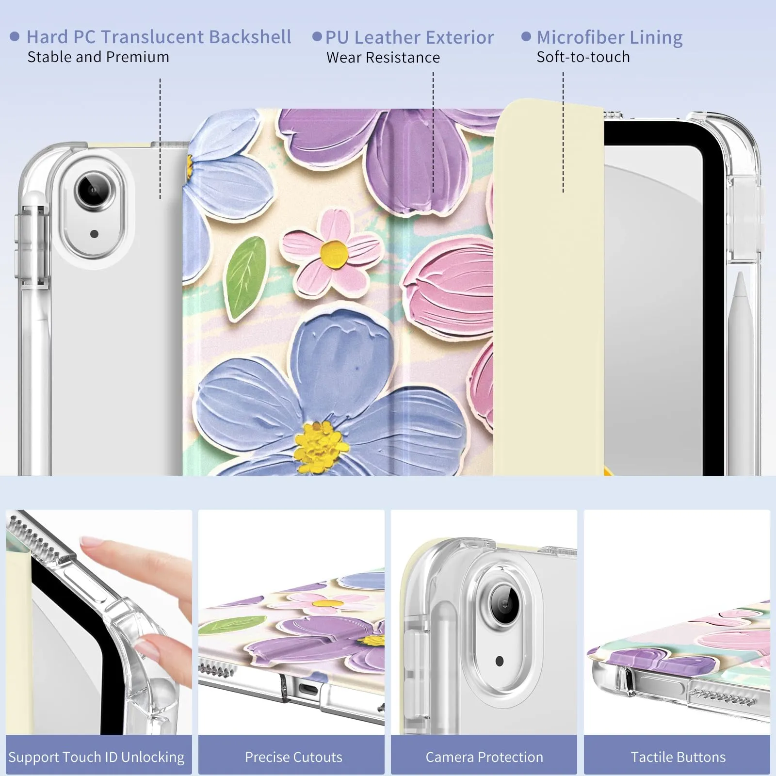 MoKo Cover per iPad 11a Generazione 11 Pollici e iPad 10a Gen 10,9 Pollici - immagine 3