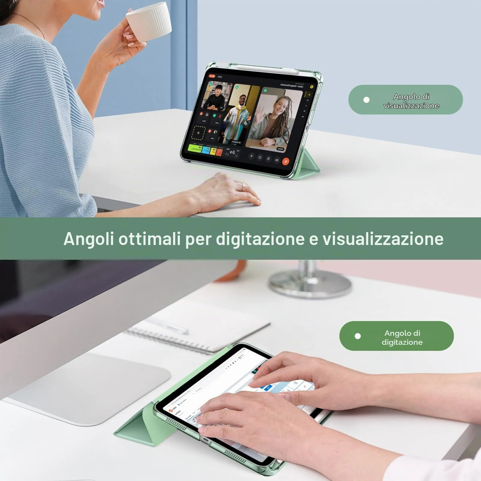 MoKo Cover per iPad 11ª Generazione 11 Pollici e iPad 10ª Generazione 10,9 Pollici - immagine 4