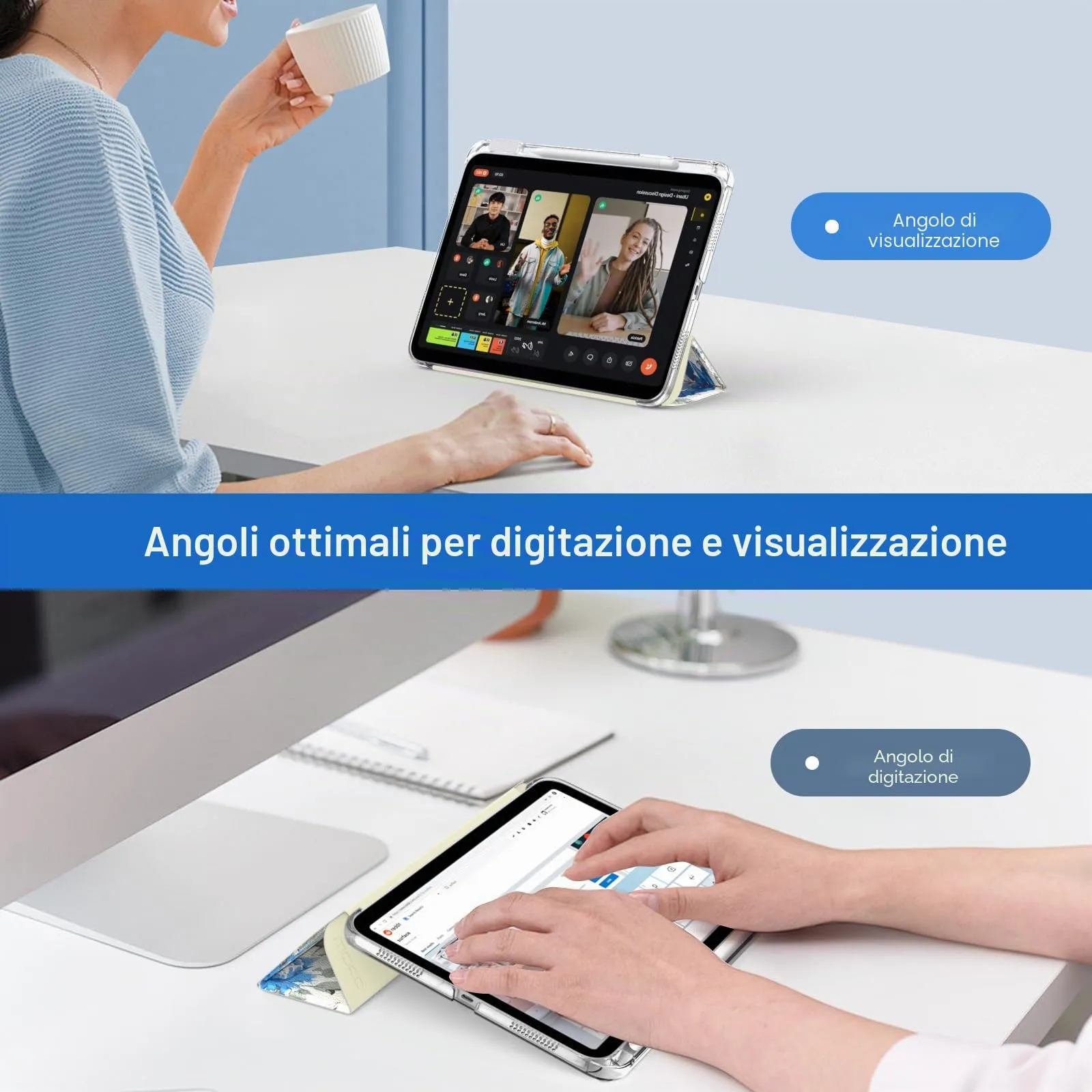 MoKo Cover per iPad 11ª Generazione 11 Pollici e iPad 10ª Generazione 10,9 Pollici - immagine 4