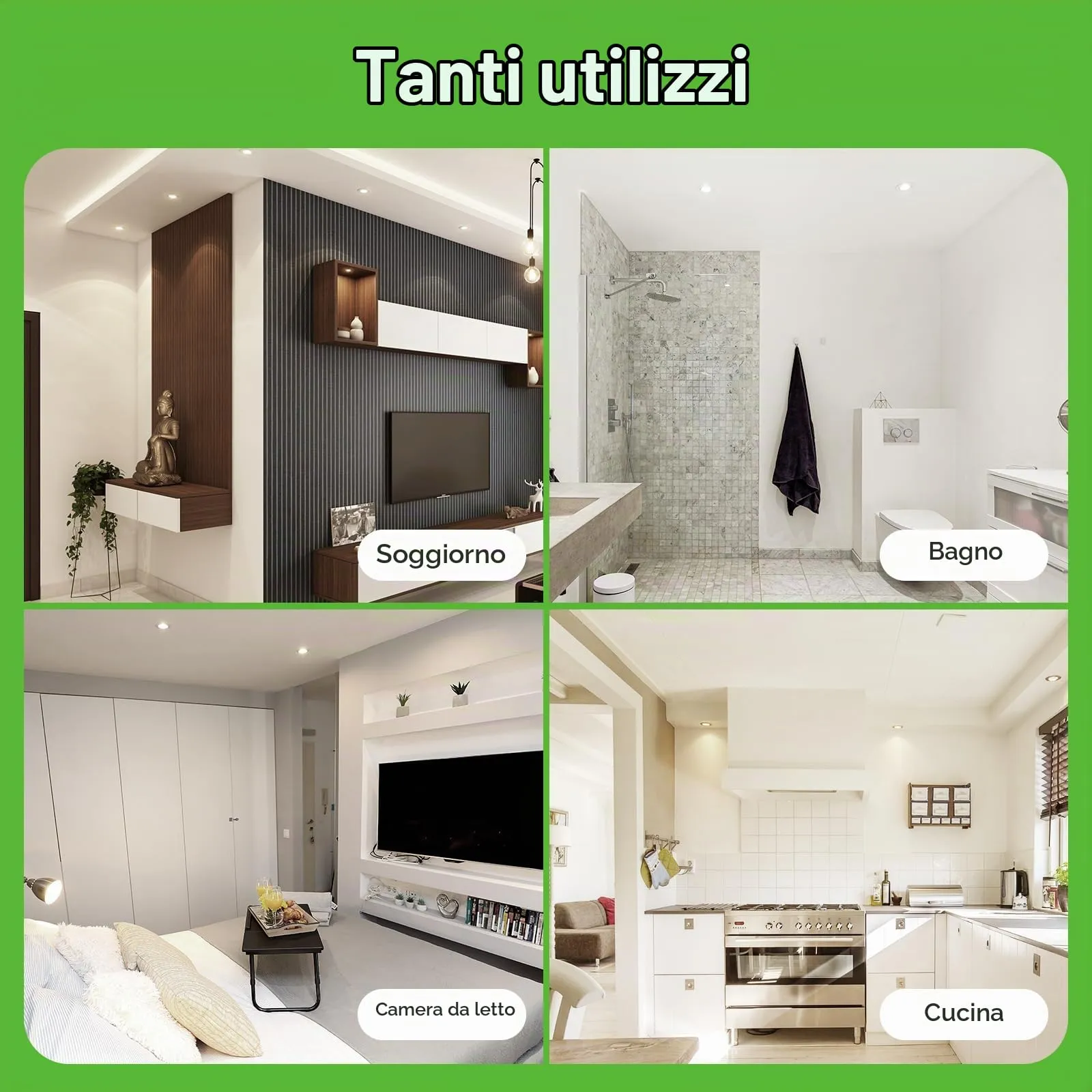 GY Lampadine LED GU10 Dimmerabili, 4.9W, 790LM, 4000K Luce Naturale, 5 pezzi - immagine 9