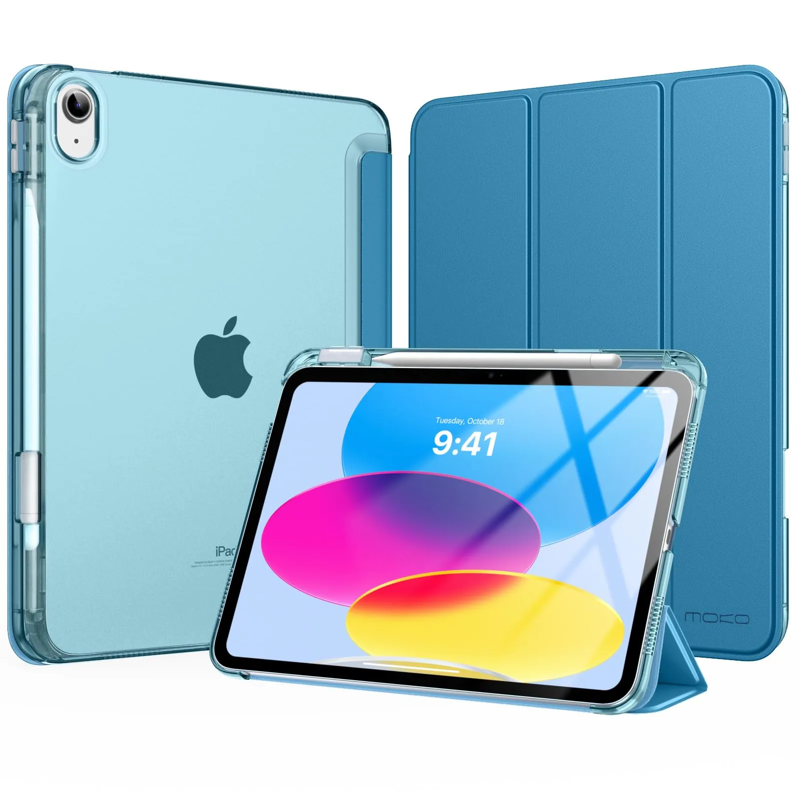 MoKo Cover per iPad 11a Generazione 11 Pollici e iPad 10a Generazione 10,9 Pollici - immagine 1