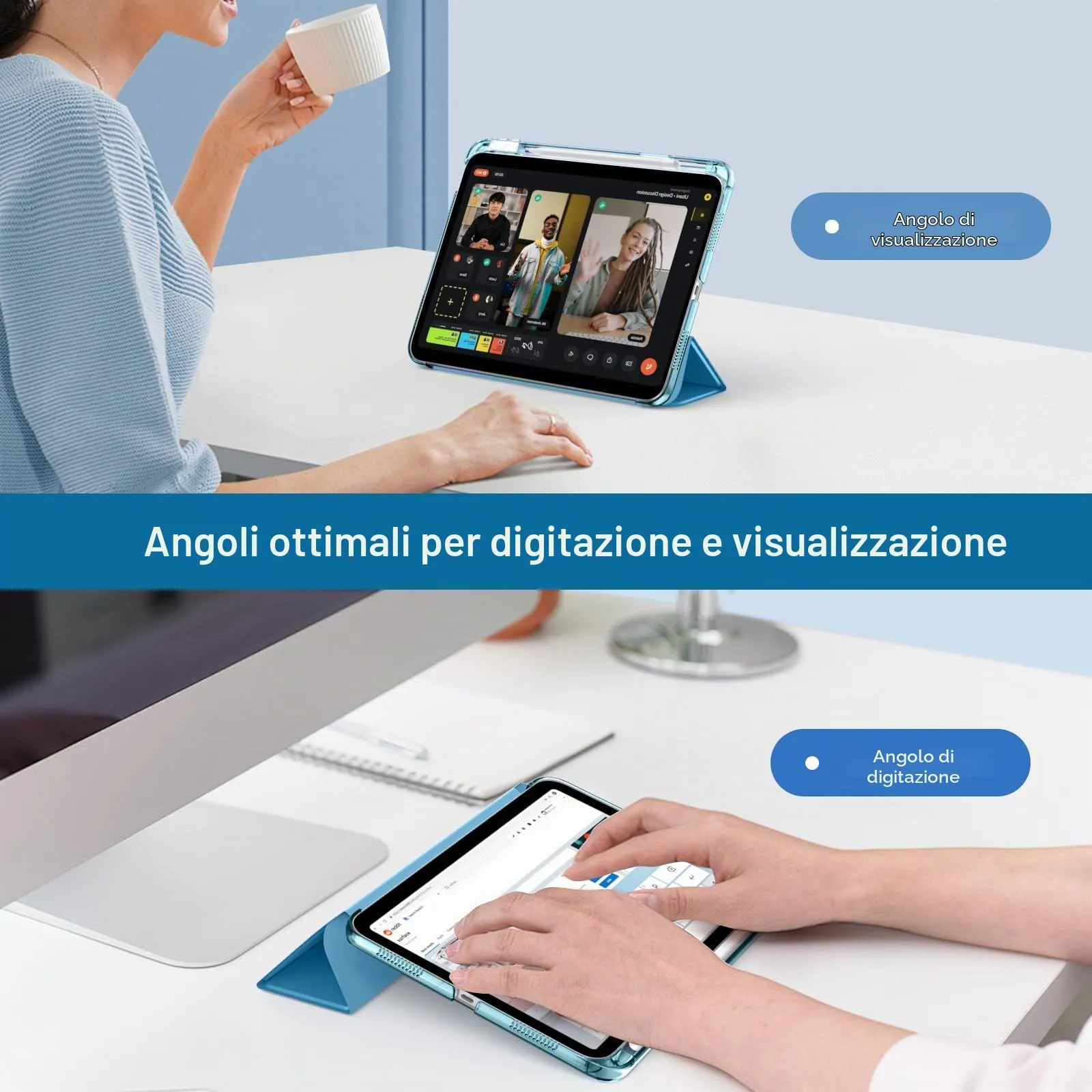 MoKo Cover per iPad 11a Generazione 11 Pollici e iPad 10a Generazione 10,9 Pollici - immagine 4
