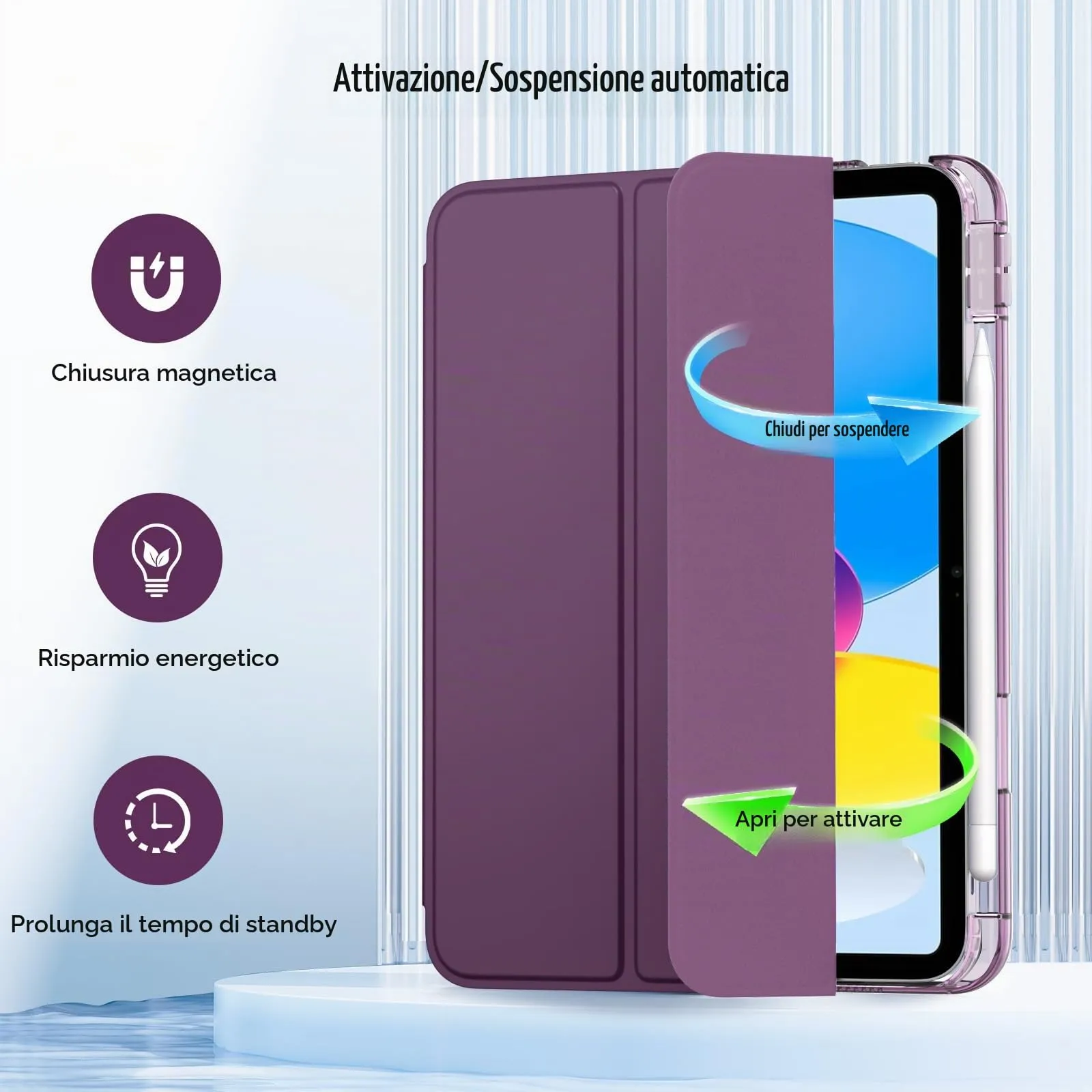 MoKo Cover per iPad 11ª Generazione 11 Pollici e iPad 10ª Generazione 10,9 Pollici - immagine 7