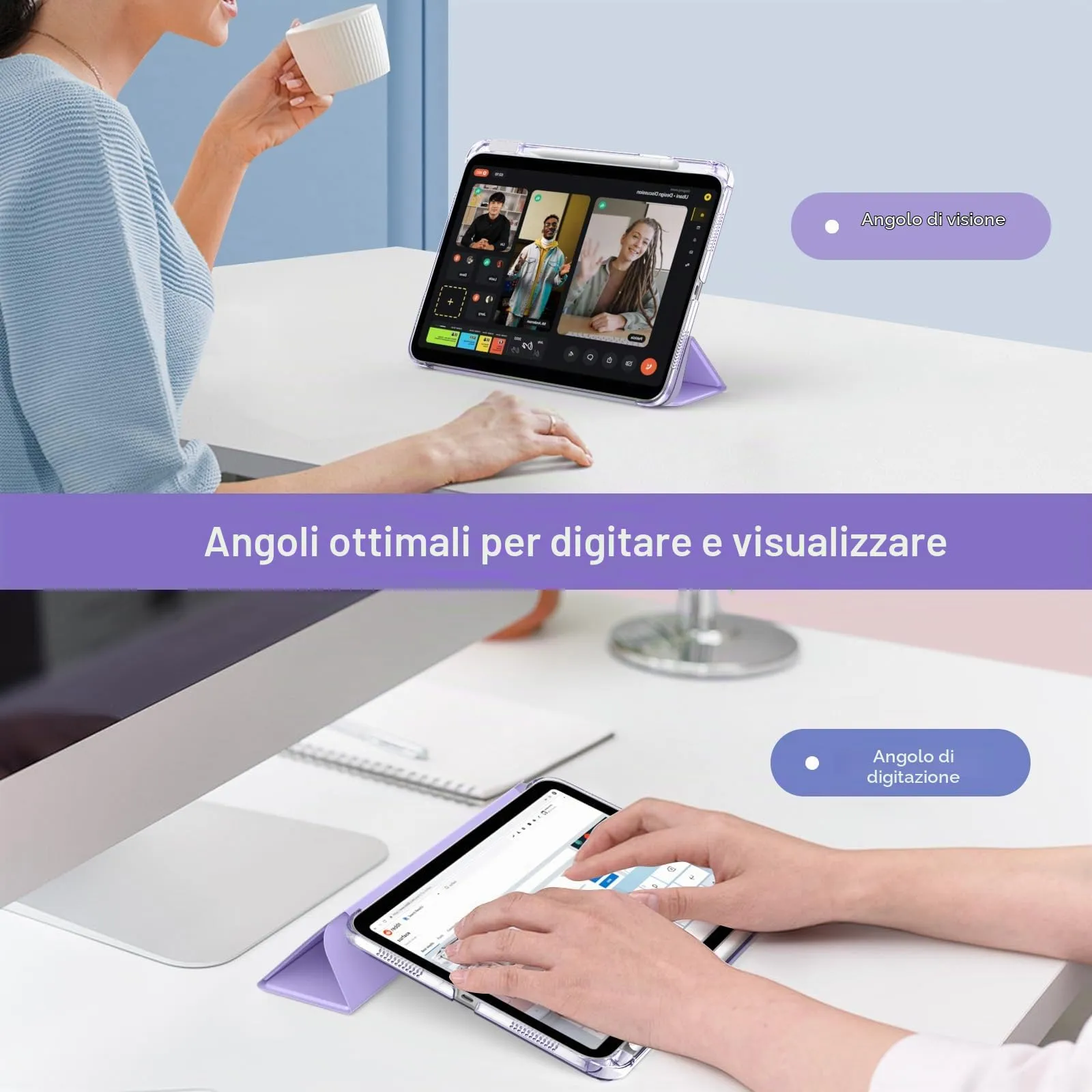 MoKo Cover per iPad 11ª Generazione 11 Pollici e iPad 10ª Generazione 10,9 Pollici - immagine 4