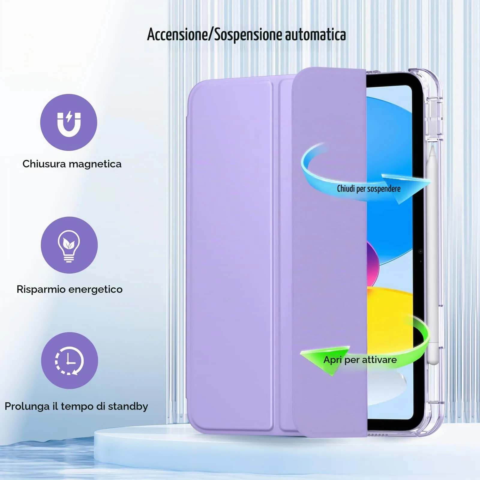 MoKo Cover per iPad 11ª Generazione 11 Pollici e iPad 10ª Generazione 10,9 Pollici - immagine 7
