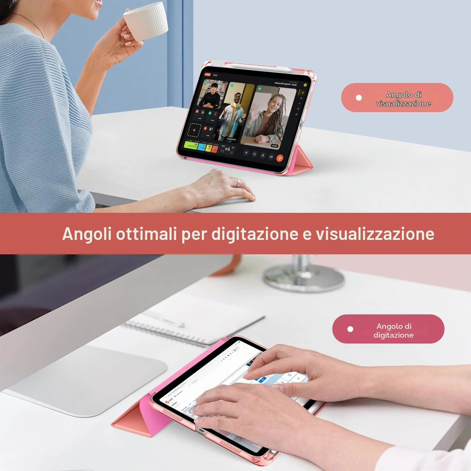 MoKo Cover per iPad 11ª Generazione 11 Pollici e iPad 10ª Generazione 10,9 Pollici - immagine 4