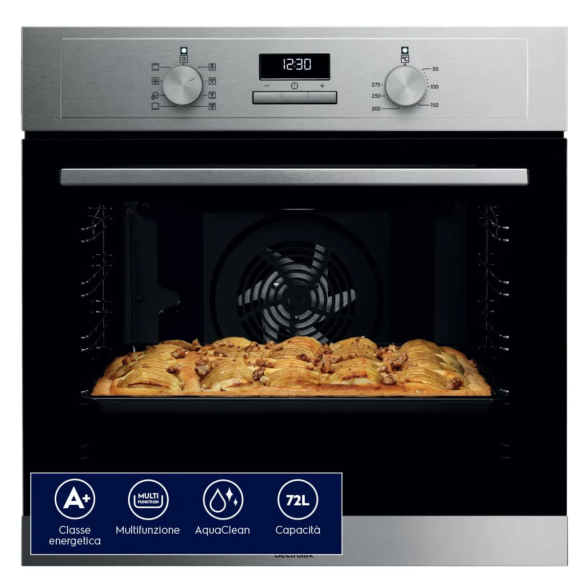 Electrolux EOH3H04X Forno Elettrico Multifunzione 72L SurroundCook Inox - immagine 1