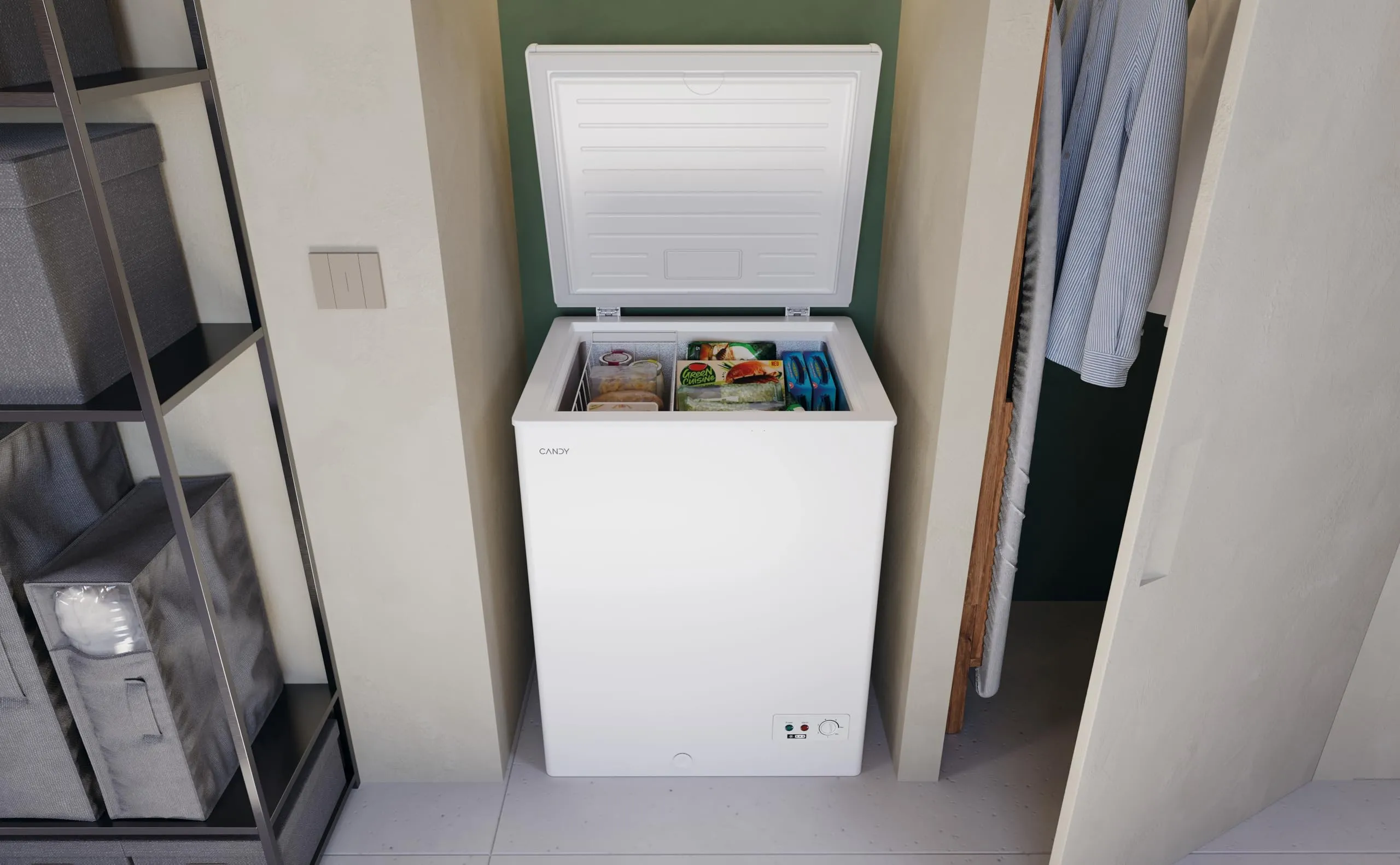 Candy Artico Congelatore a Pozzetto 137 Litri Classe E Bianco CCHH 145E - immagine 3