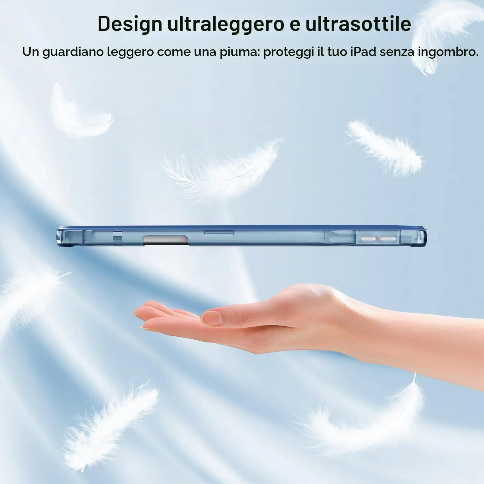 MoKo Cover per iPad 9a/8a/7a Generazione 10,2 Pollici con Portapenna - immagine 8