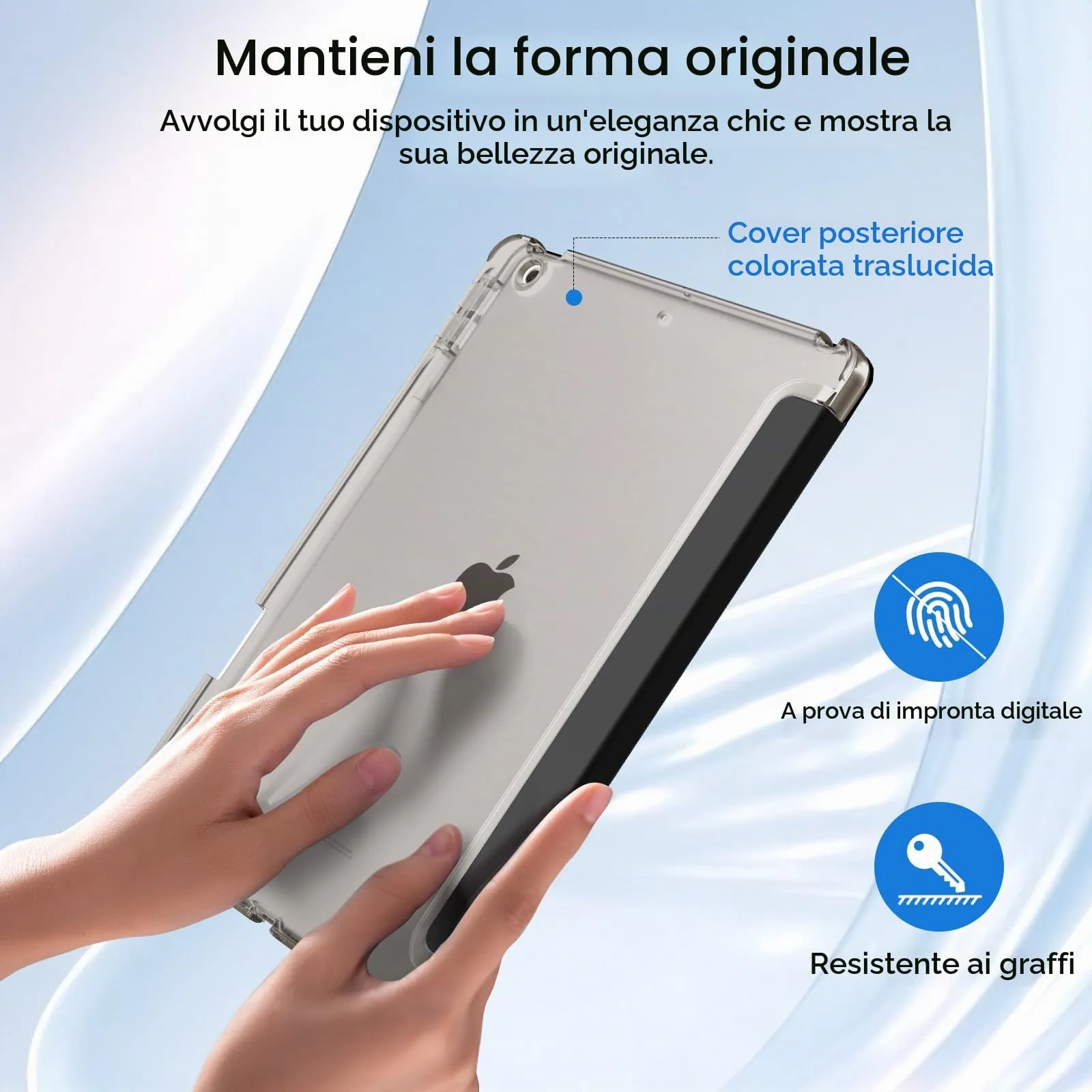 MoKo Cover per iPad 9a/8a/7a Generazione 10,2 Pollici con Portapenna - immagine 5